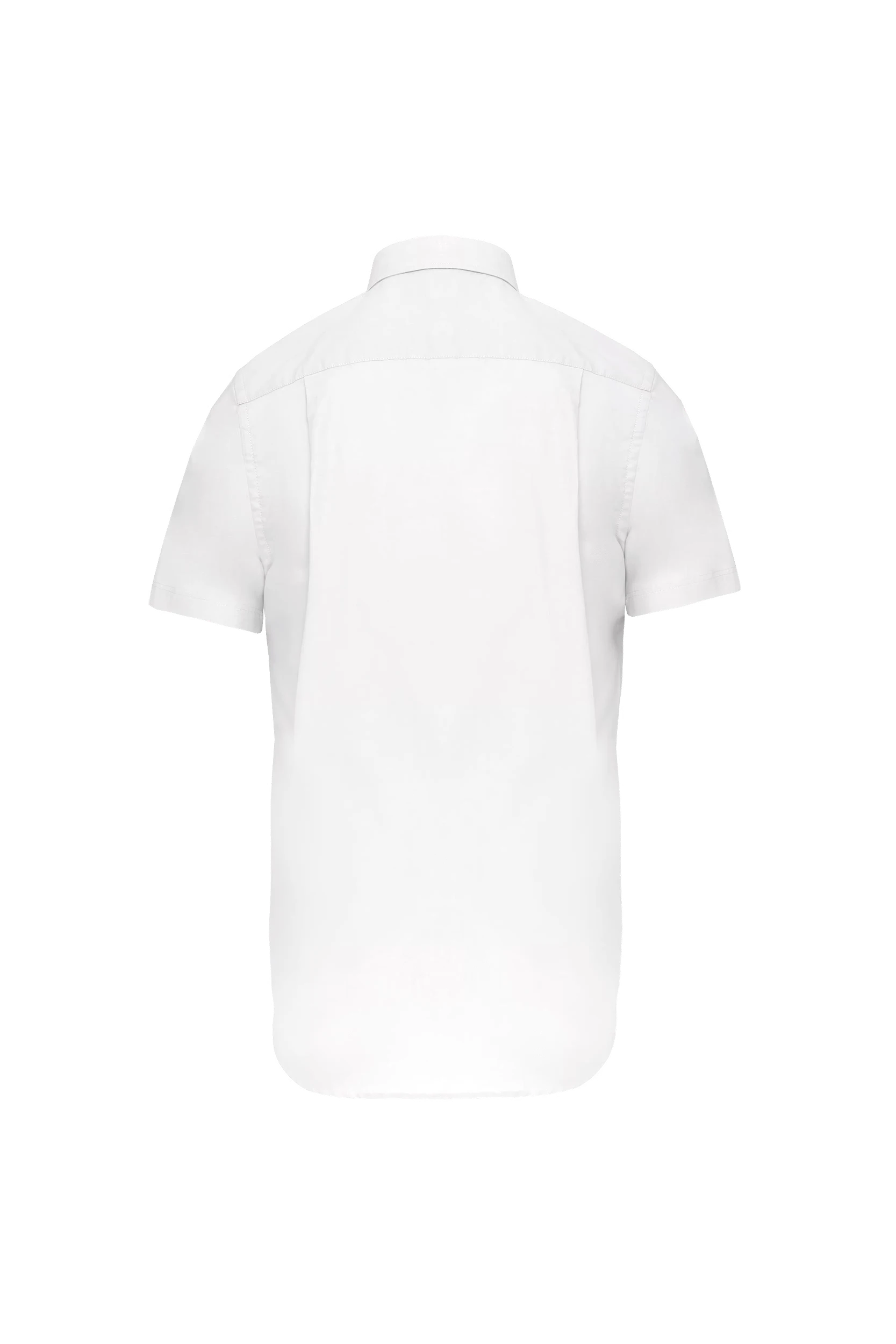 Chemise Oxford manches courtes blanc