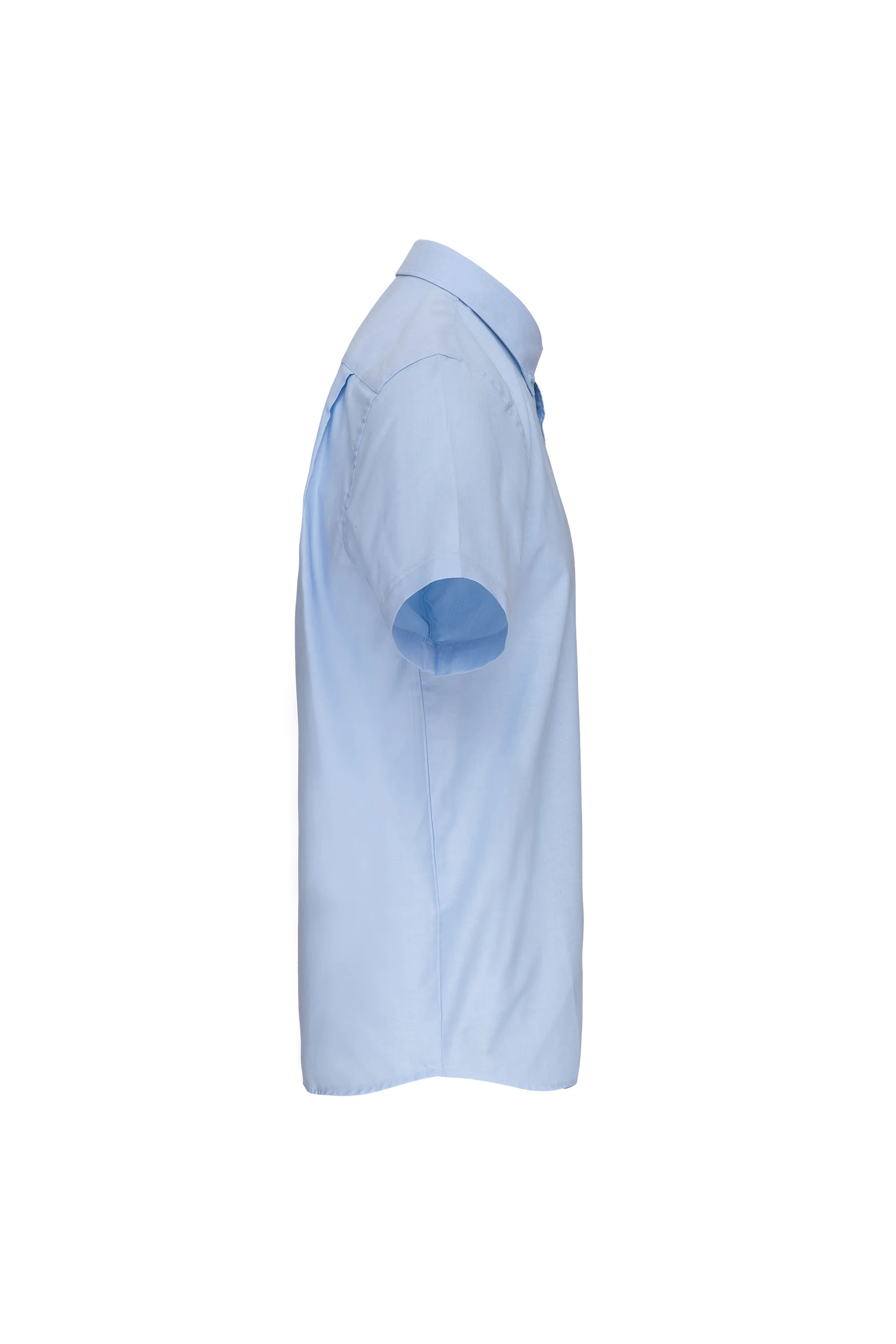 Chemise Oxford manches courtes bleu clair