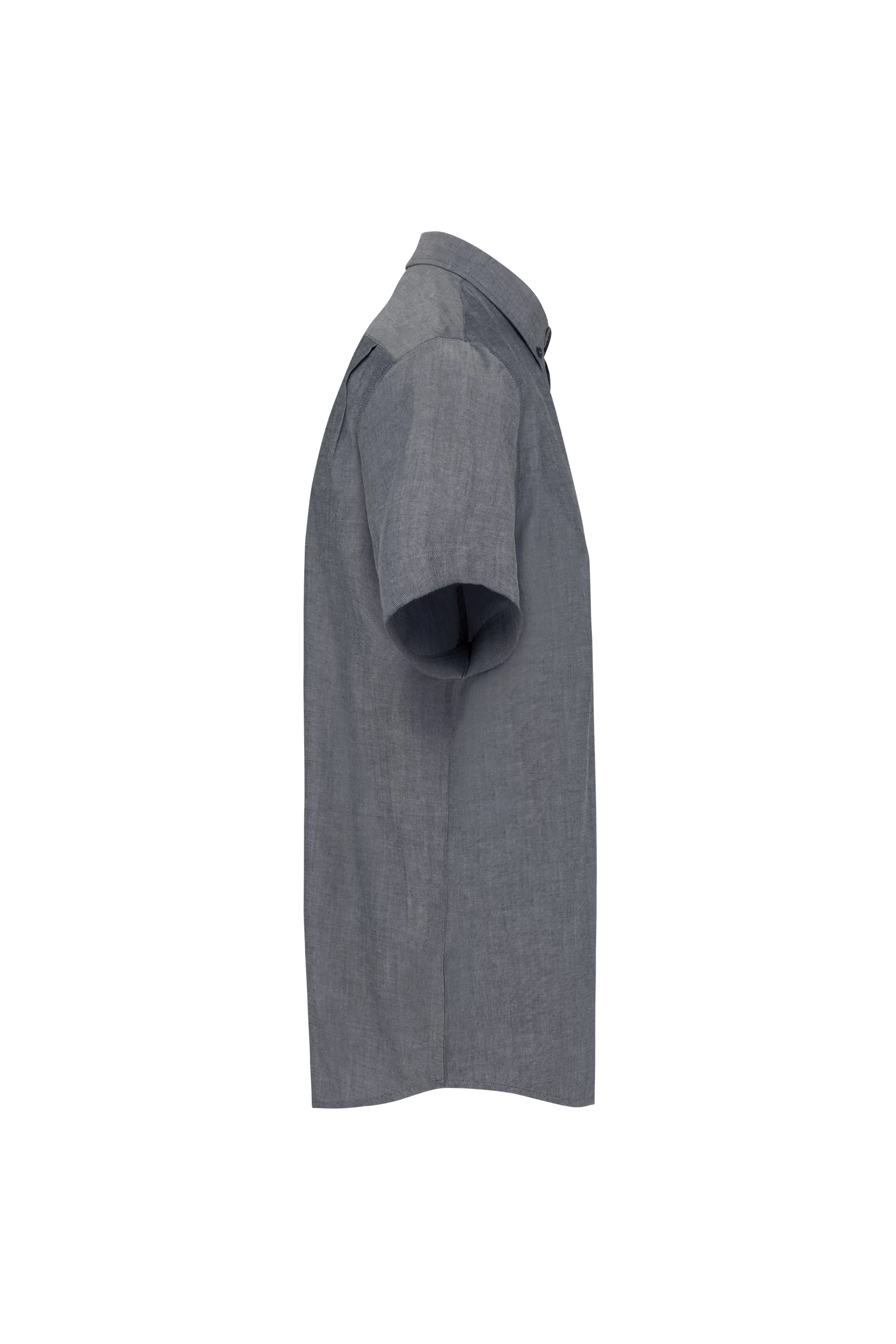 Chemise Oxford manches courtes marine foncé