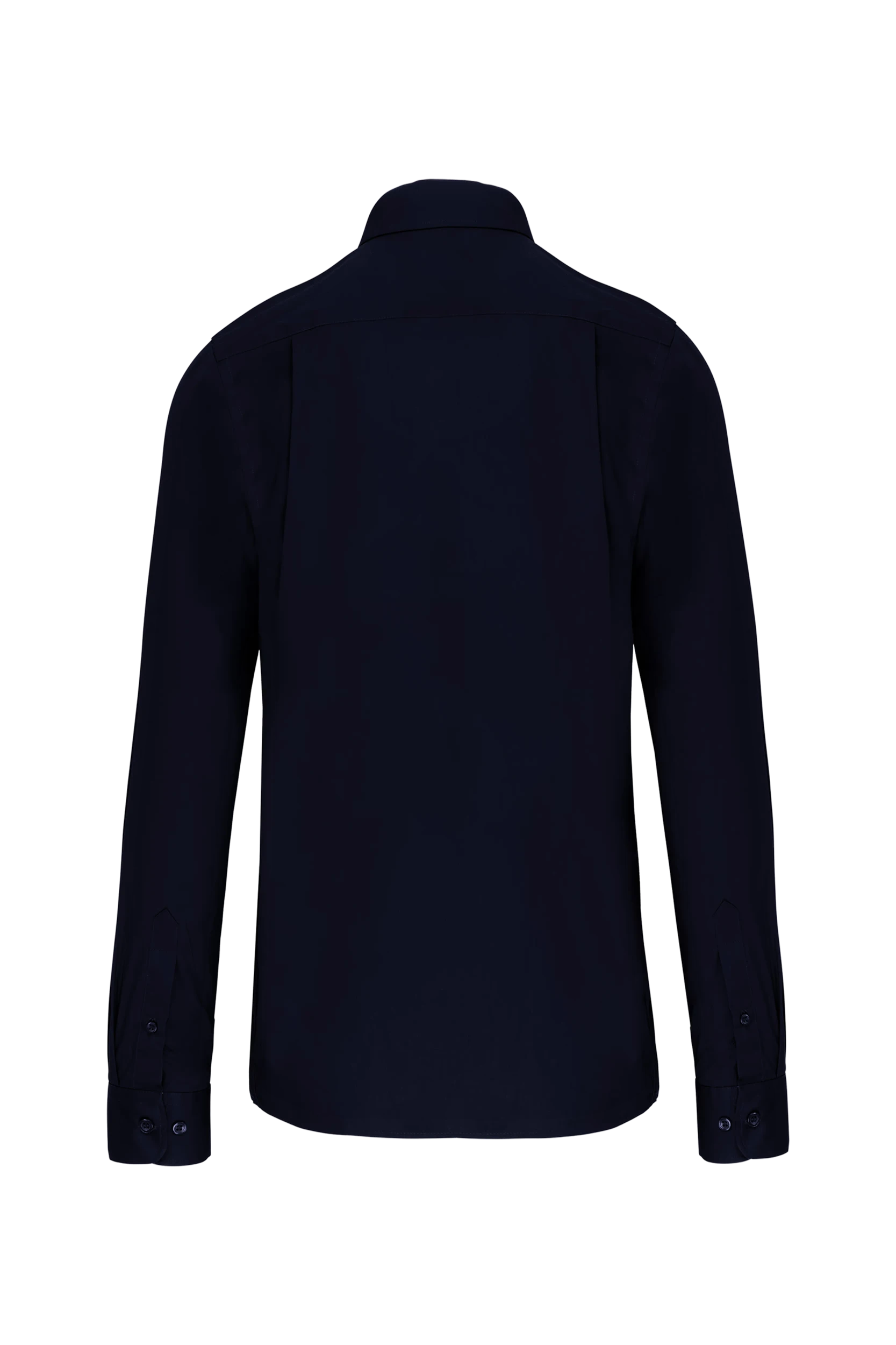 Chemise popeline manches longues marine