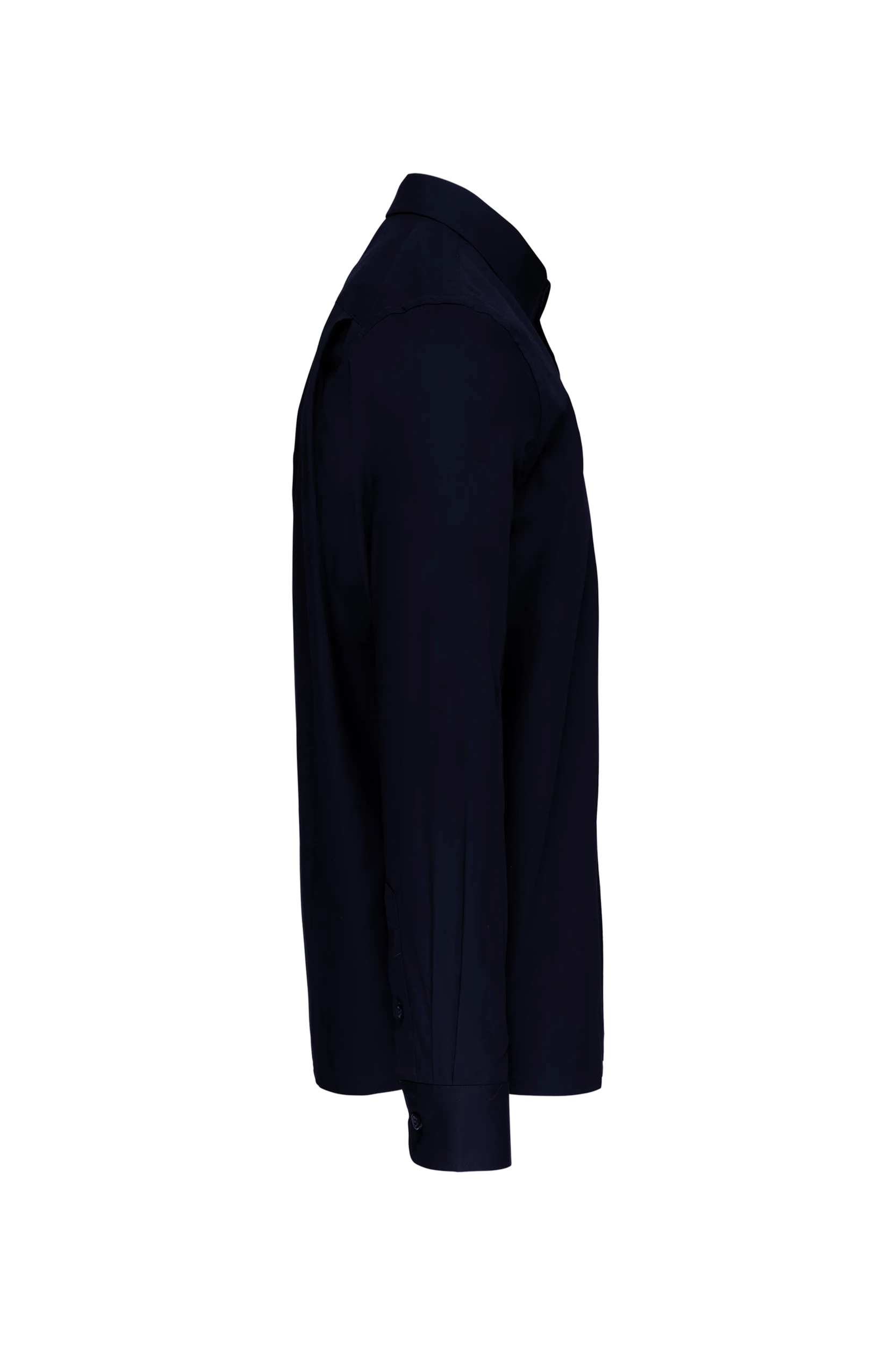 Chemise popeline manches longues marine