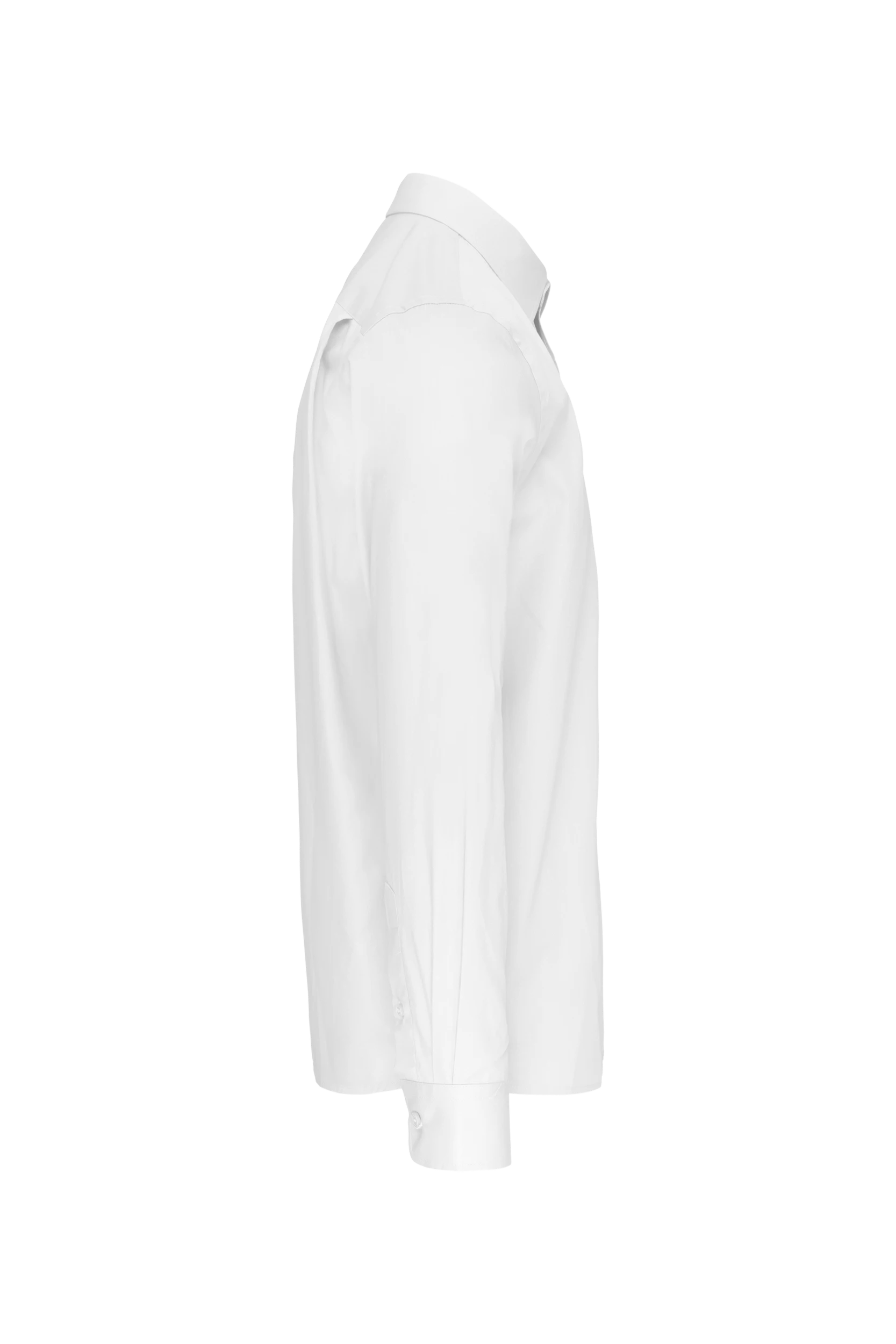 Chemise popeline manches longues blanc