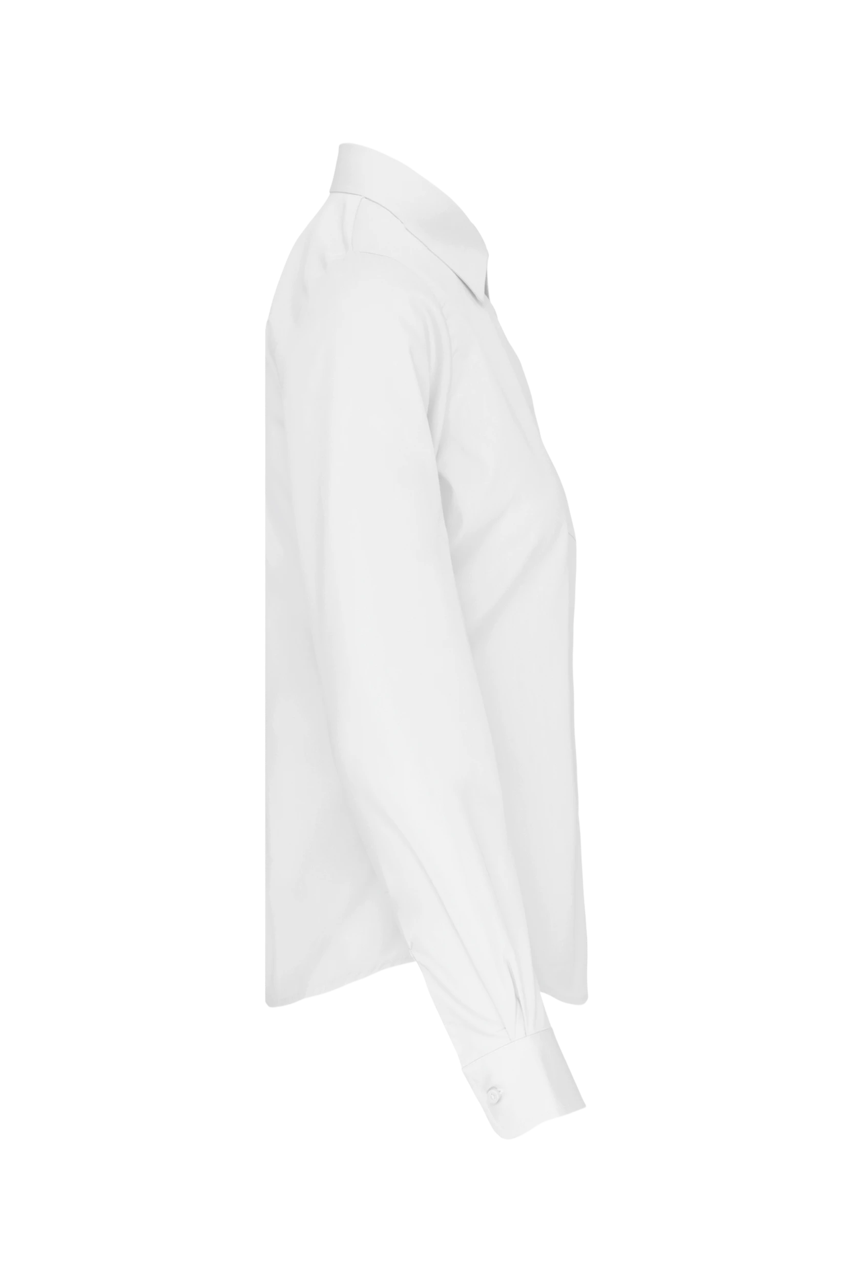 Chemise popeline manches longues blanc