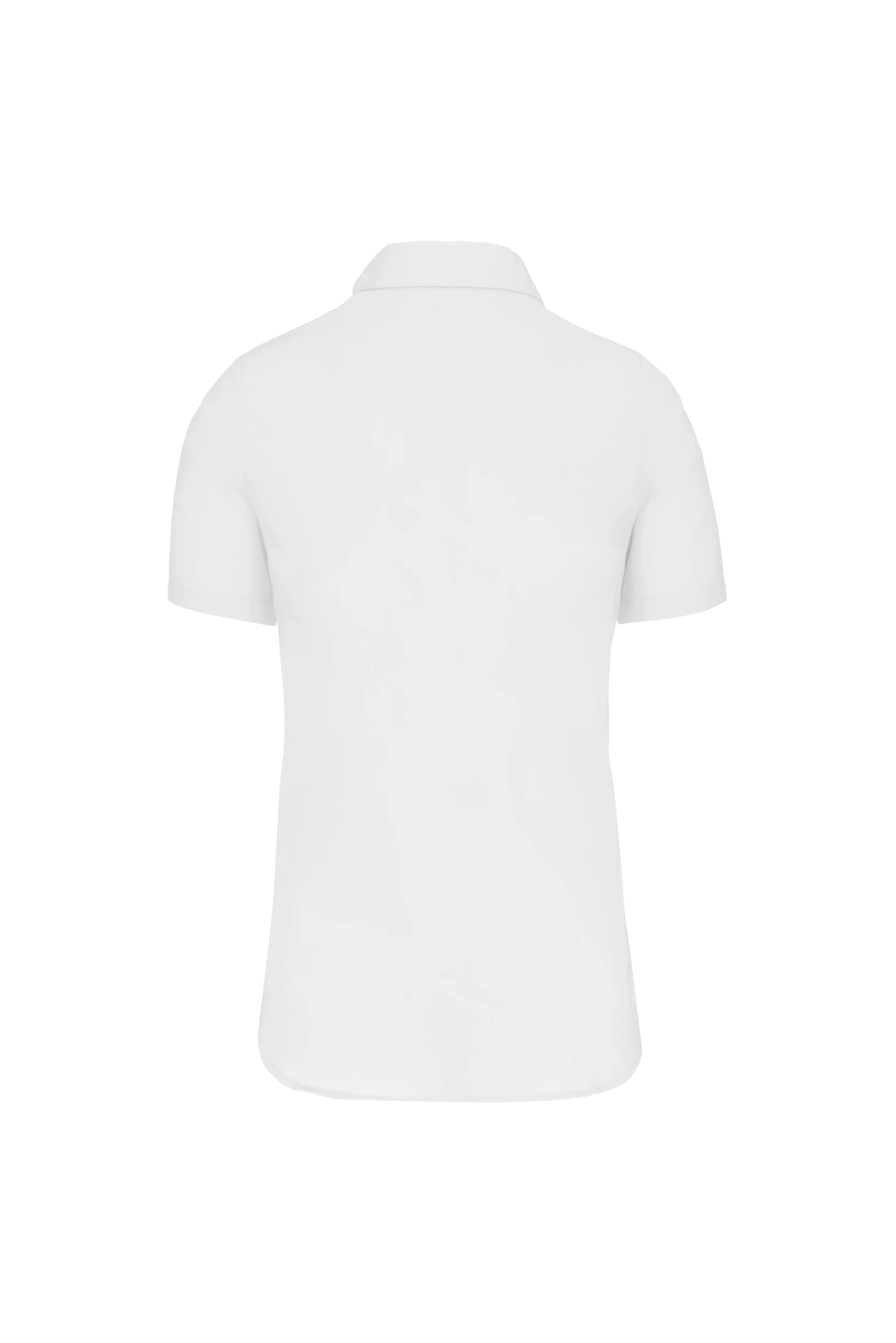 Chemise popeline manches courtes blanc