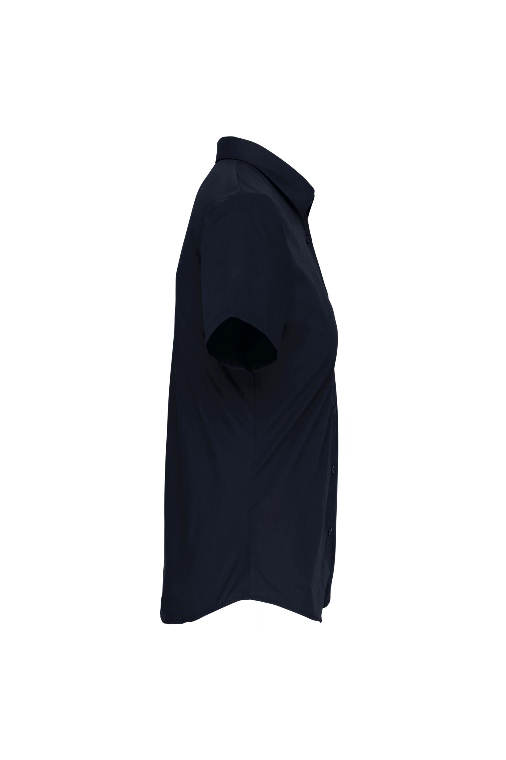 Chemise popeline manches courtes marine