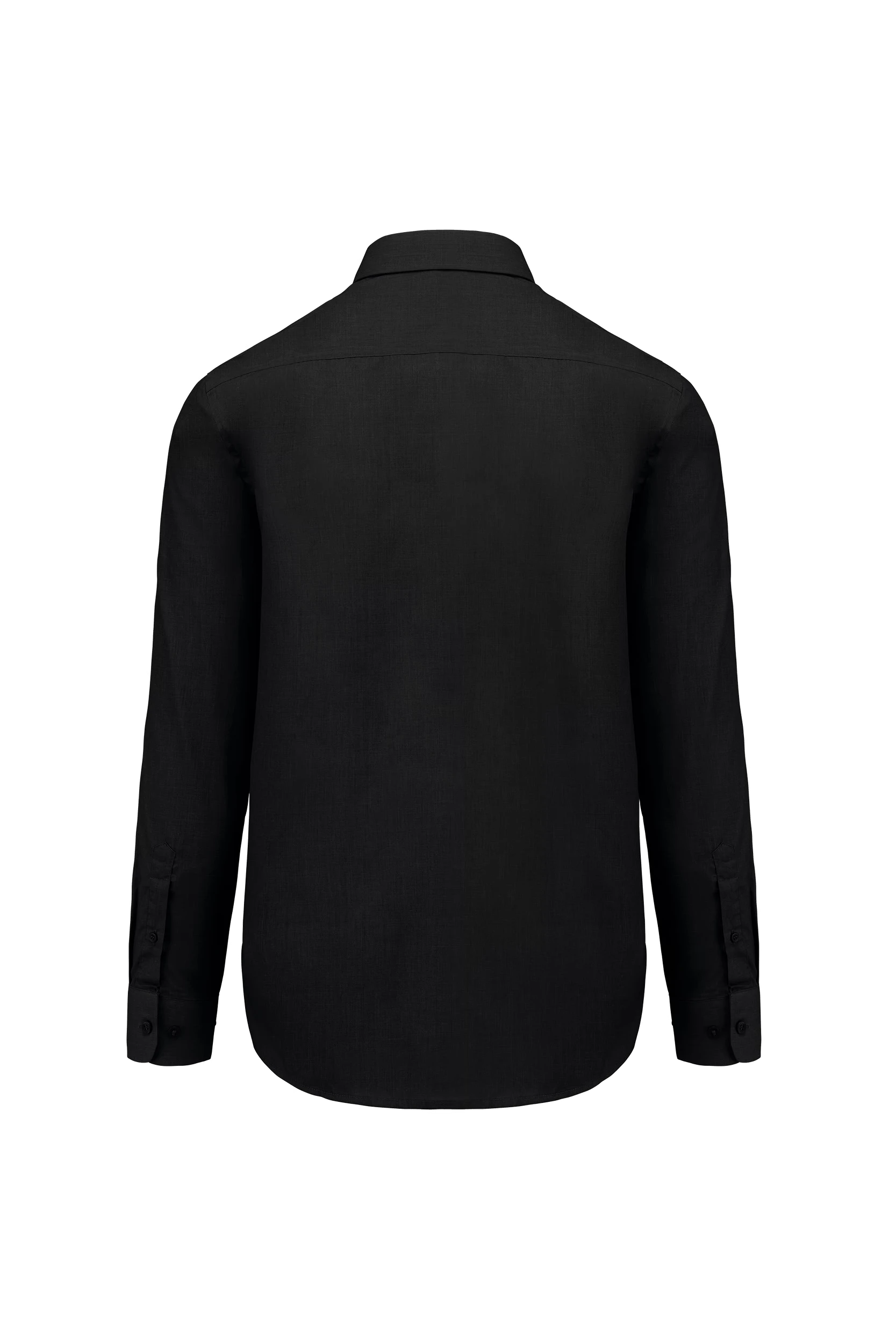 Chemise popeline polycoton noir