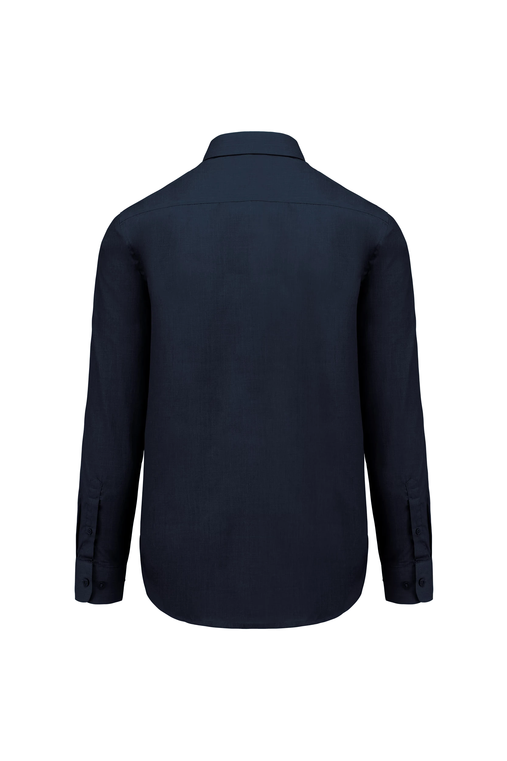 Chemise popeline polycoton marine