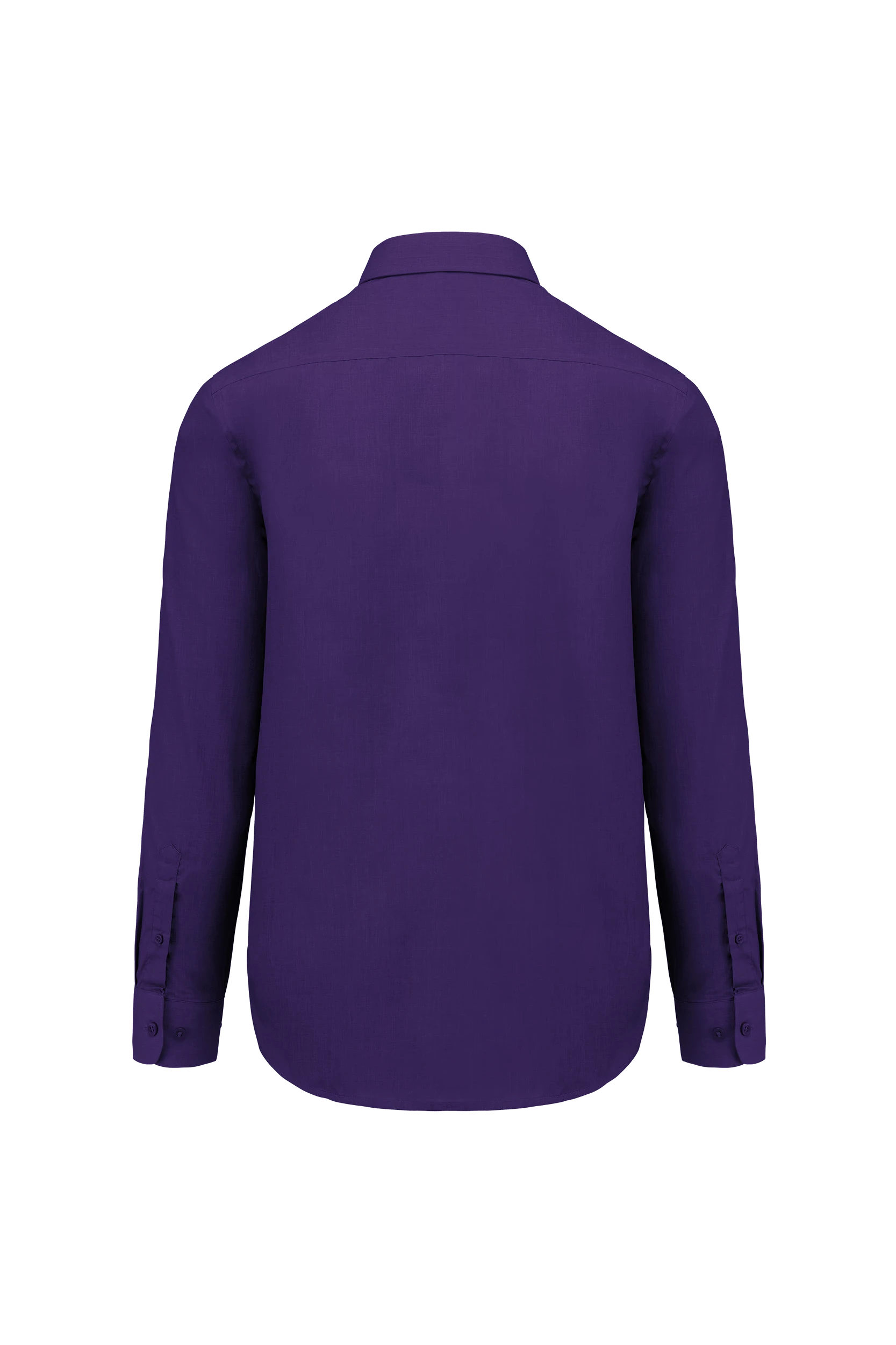 Chemise popeline polycoton violet