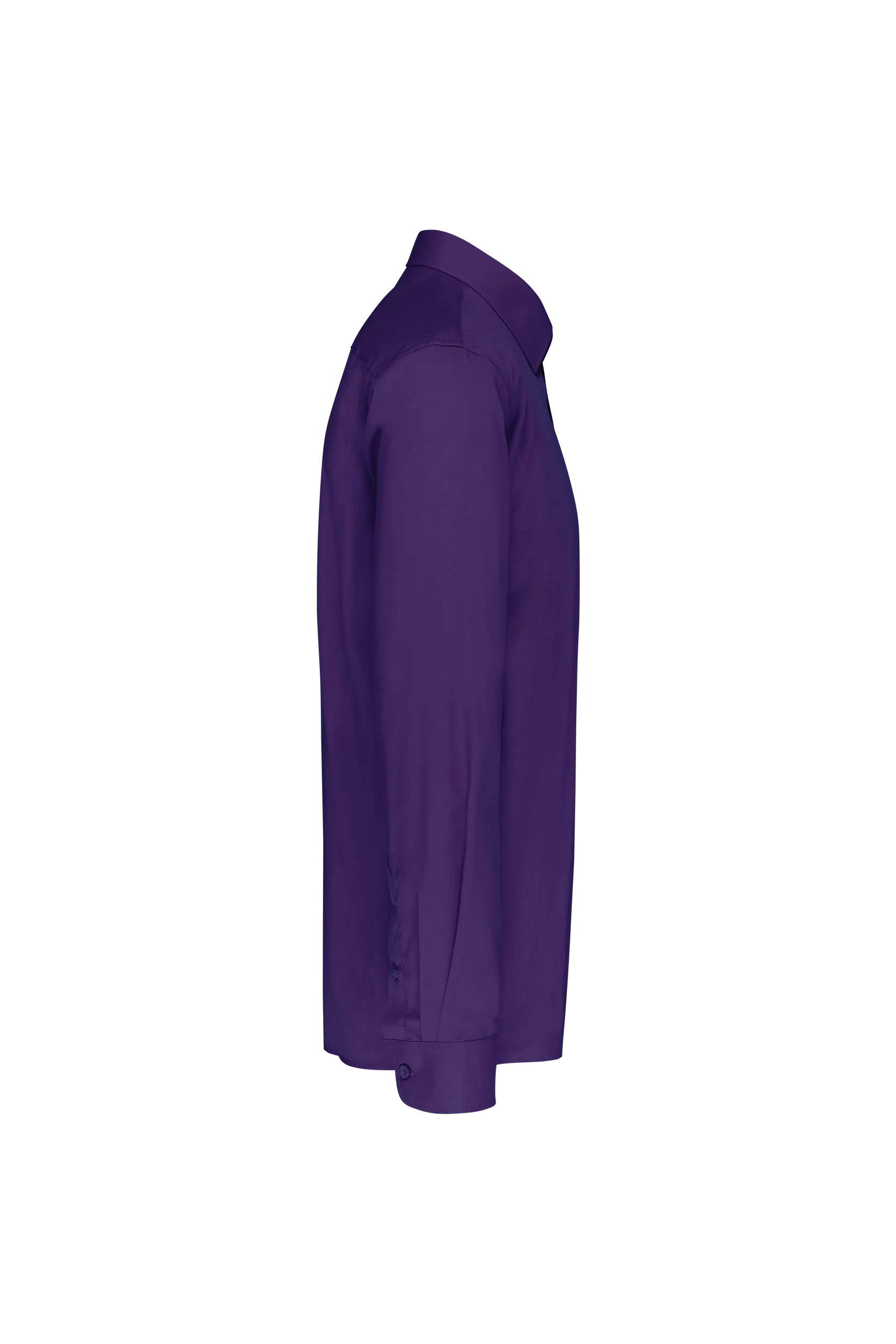 Chemise popeline polycoton violet