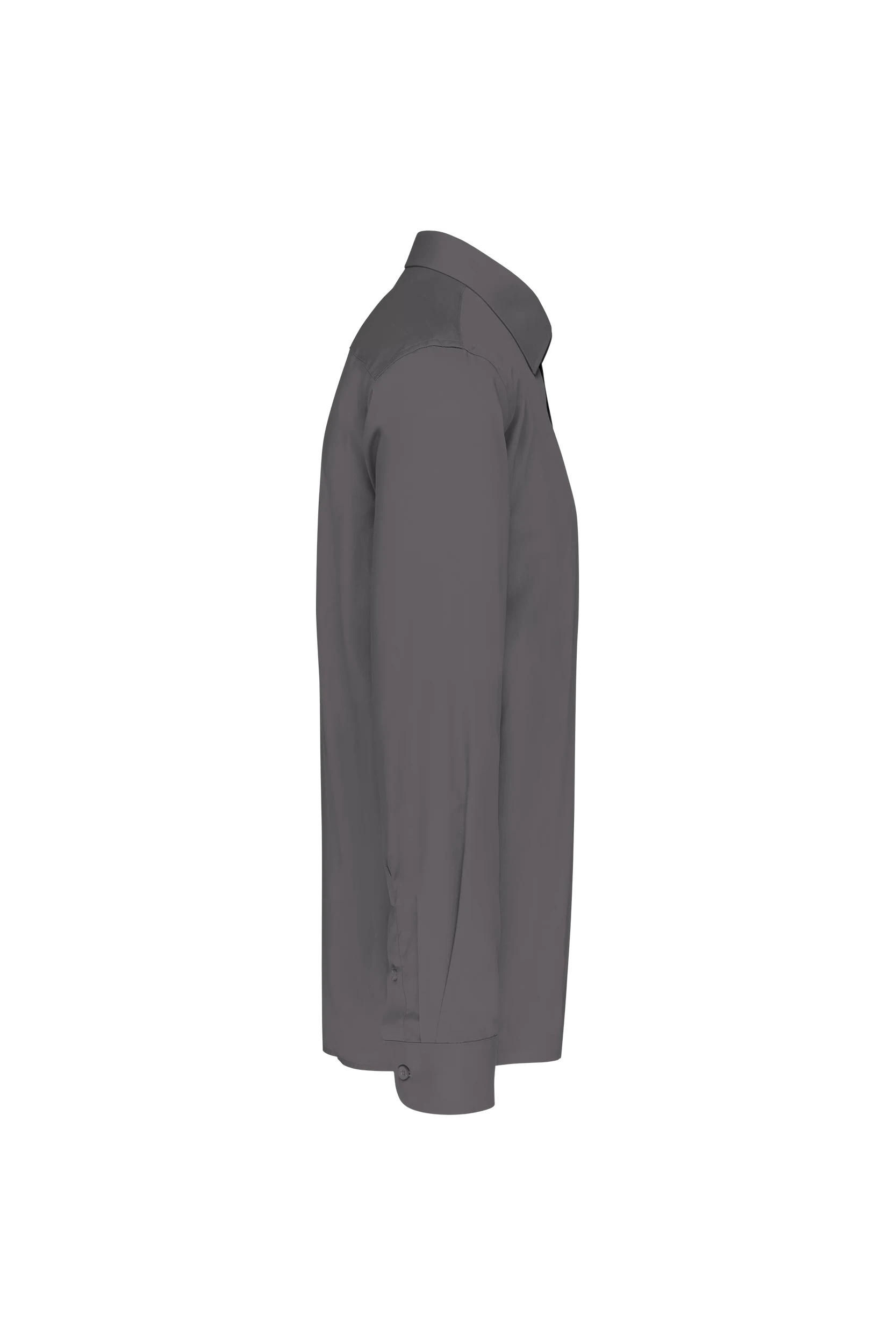 Chemise popeline polycoton gris urbain