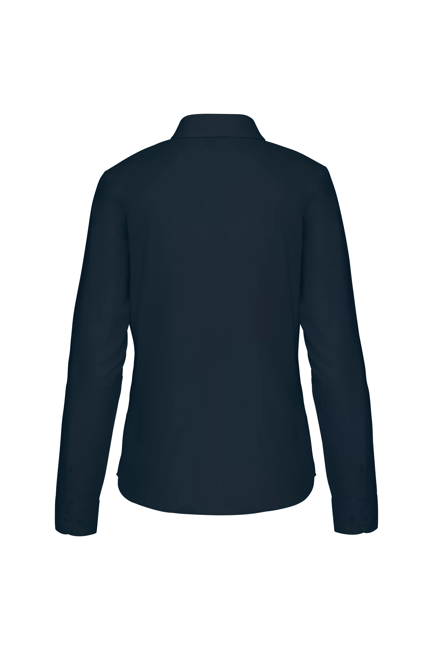Chemise popeline polycoton marine