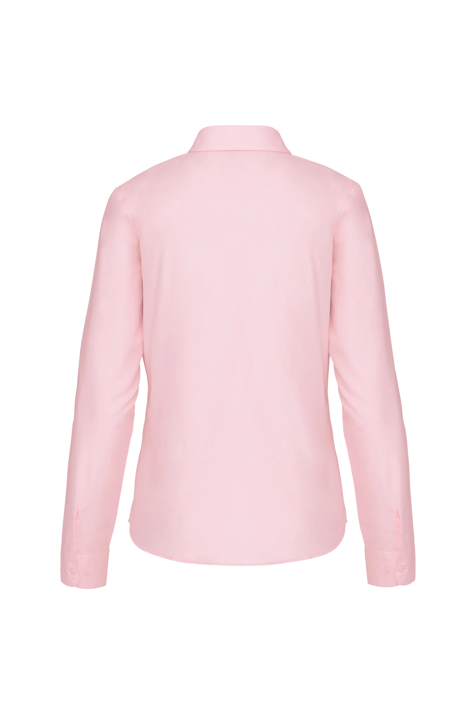 Chemise popeline polycoton rose pâle
