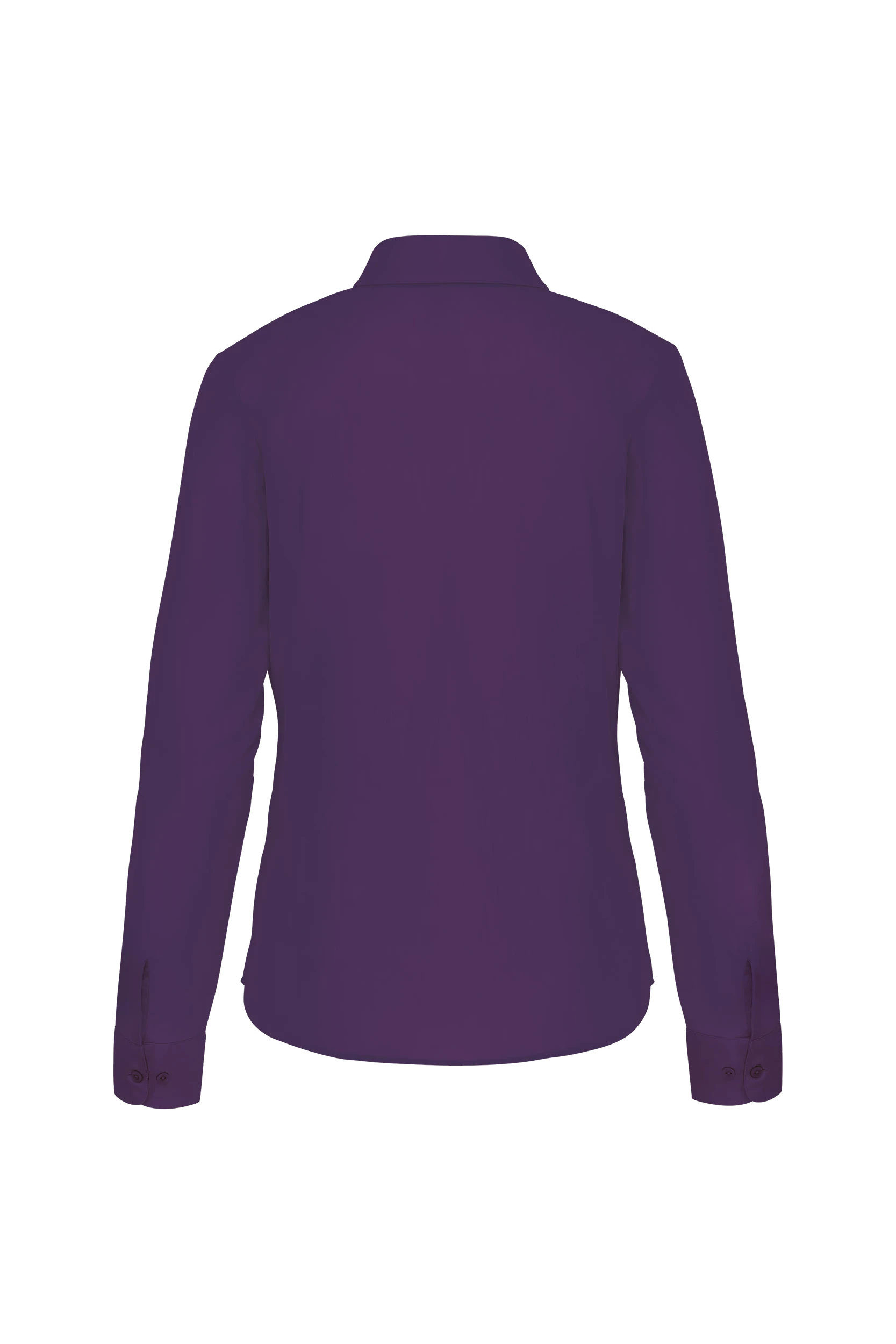 Chemise popeline polycoton violet