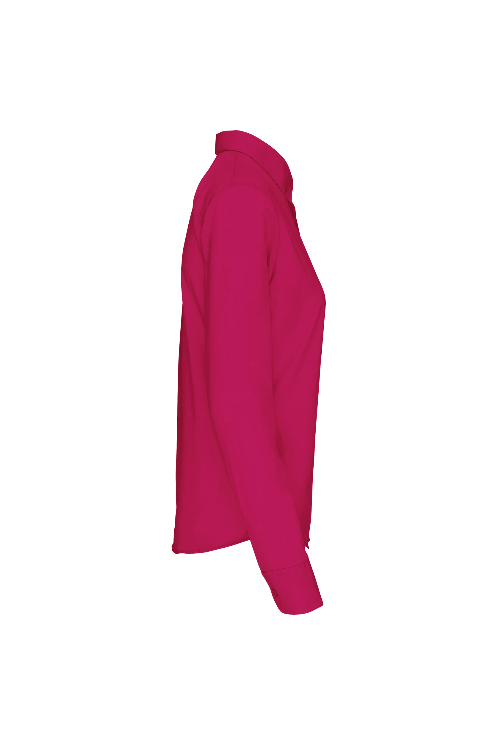 Chemise popeline polycoton fuchsia