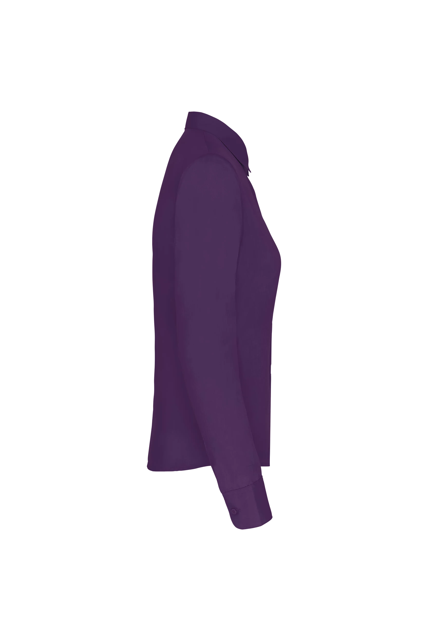 Chemise popeline polycoton violet