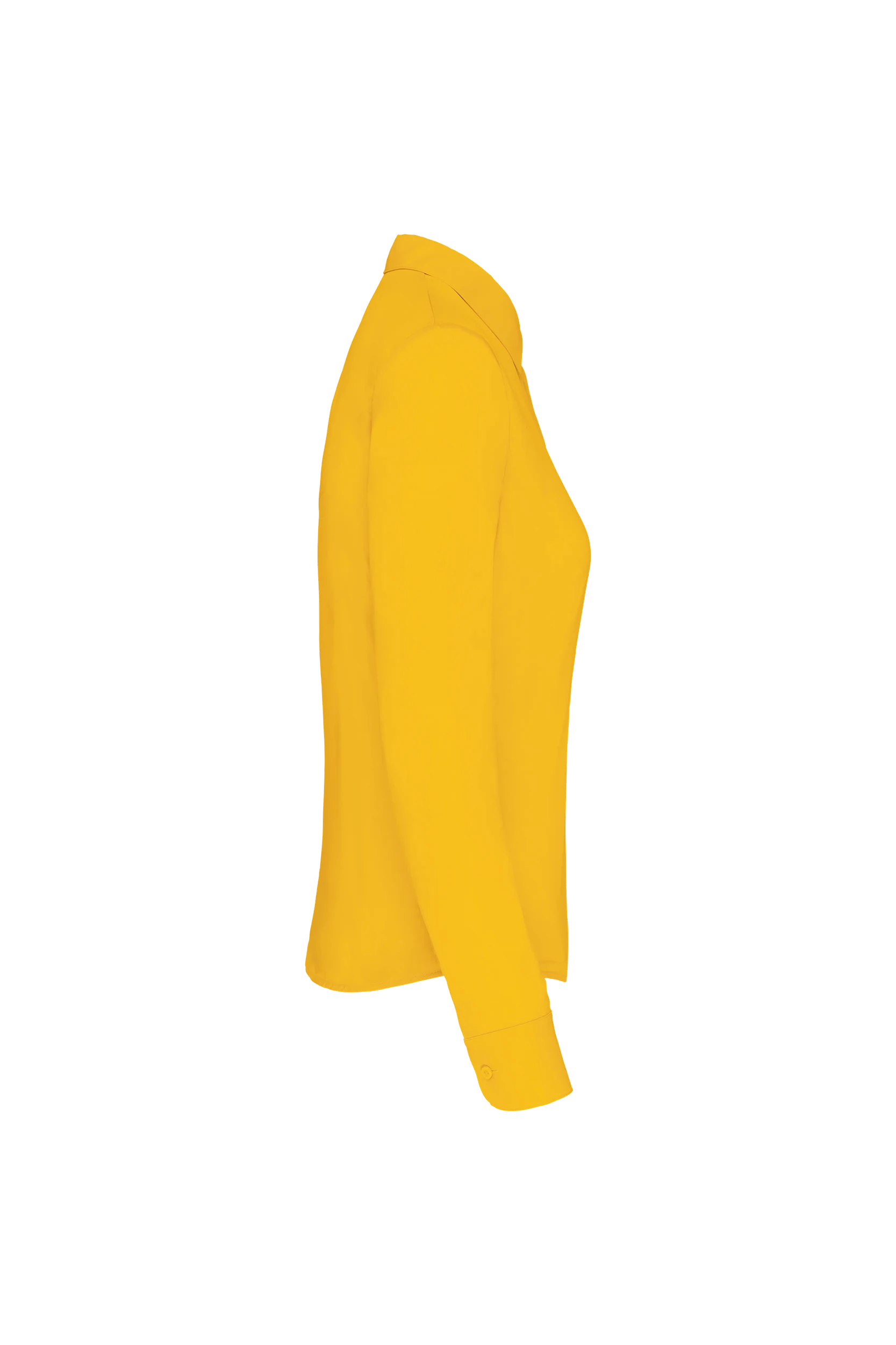 Chemise popeline polycoton jaune