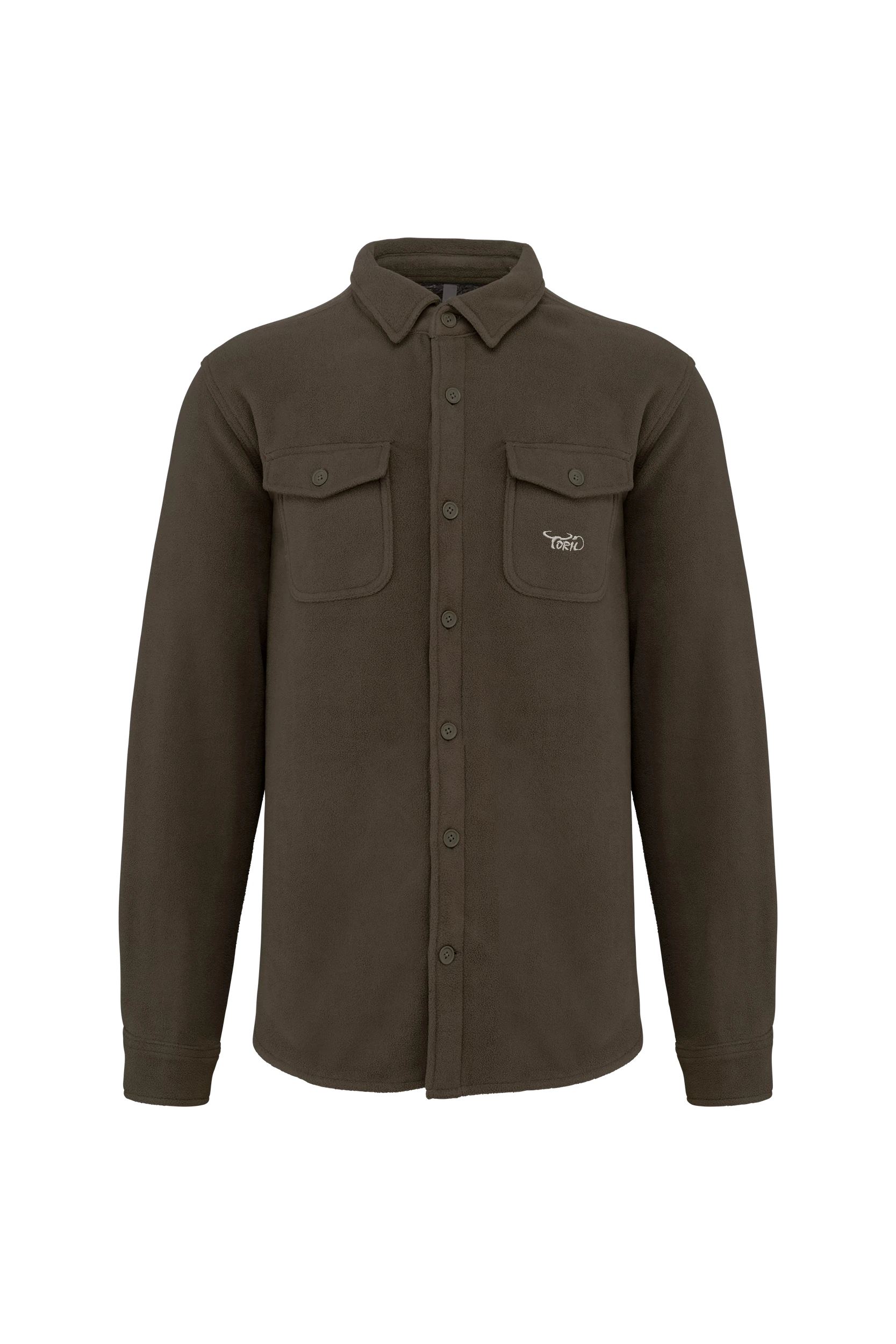 Surchemise polaire doublée kaki