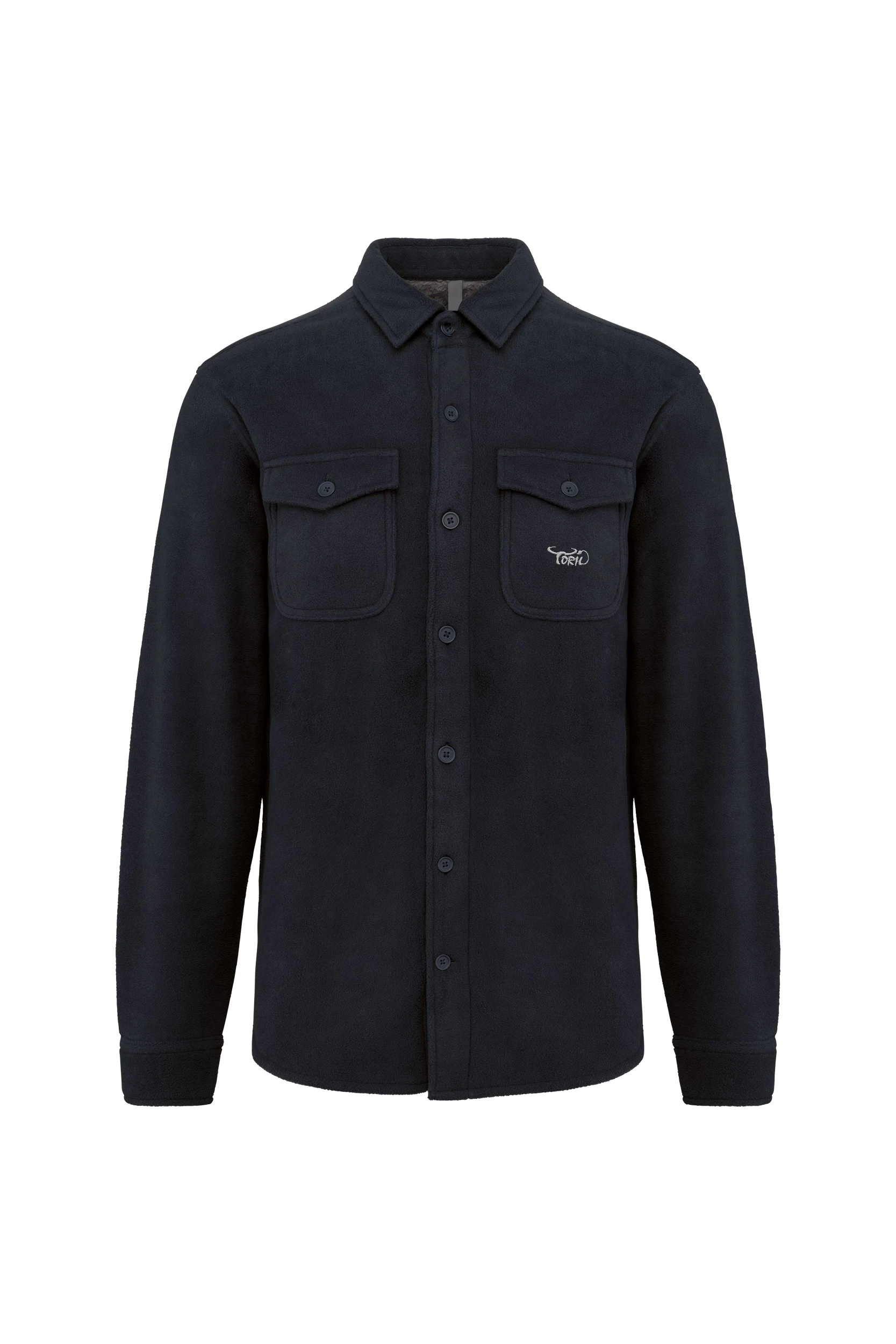 Surchemise polaire doublée marine