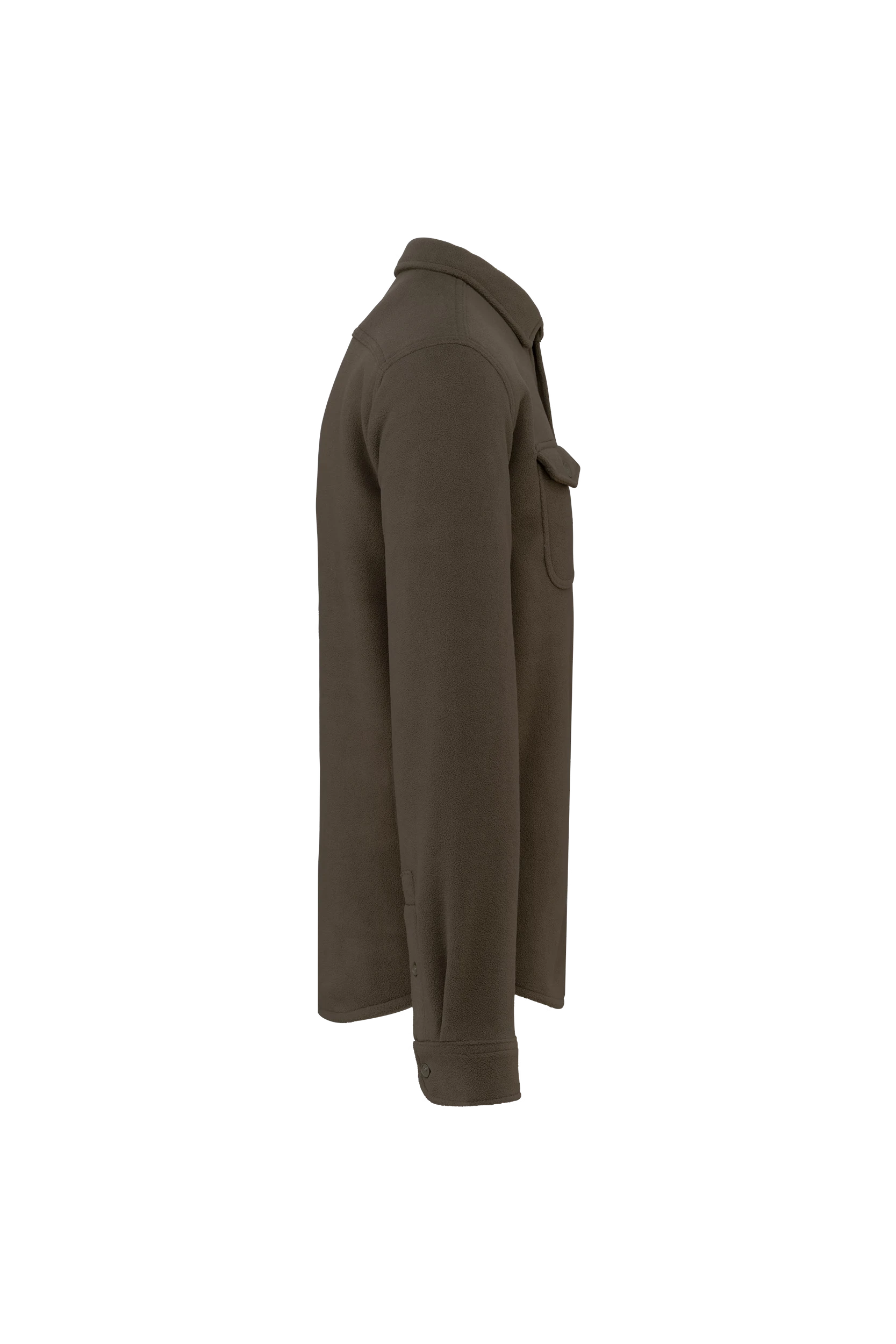 Surchemise polaire doublée kaki