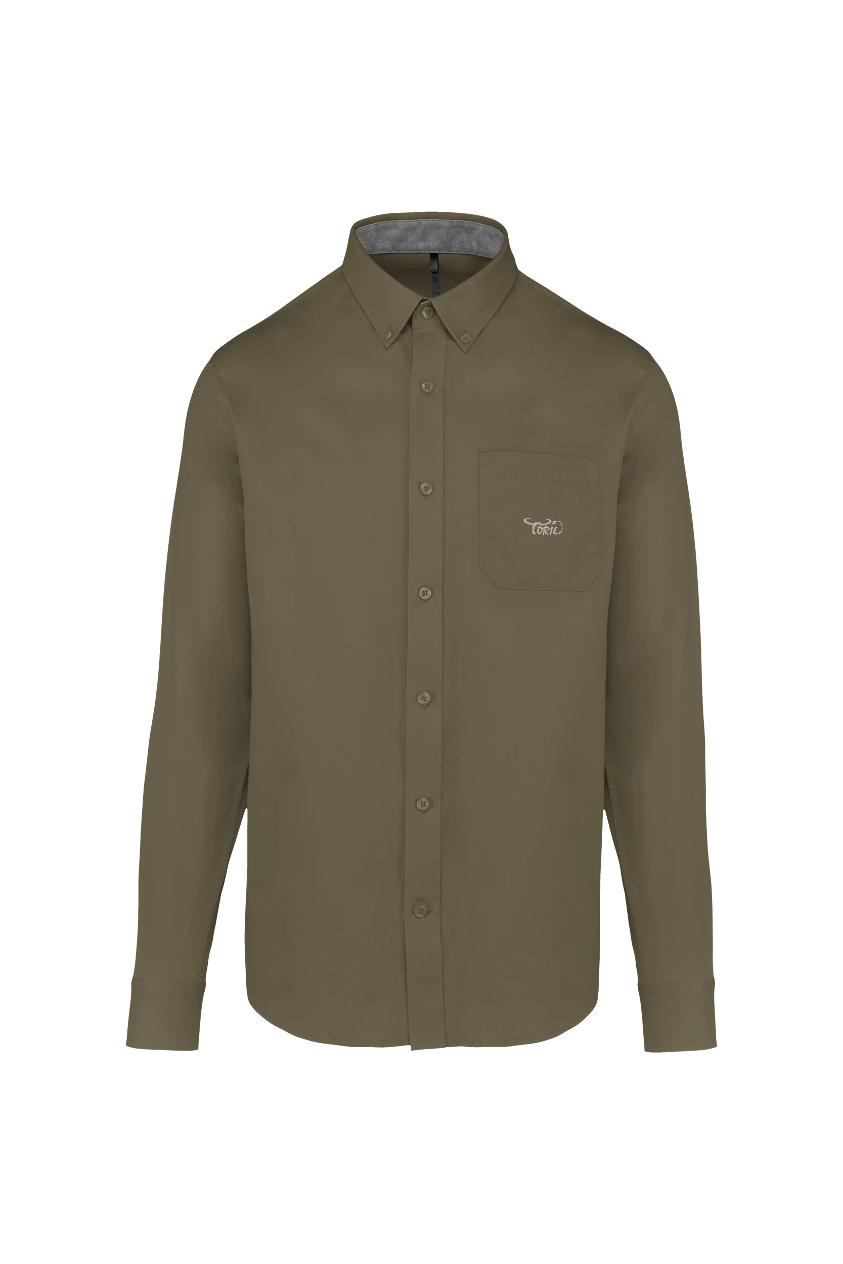 Chemise coton nevada kaki clair