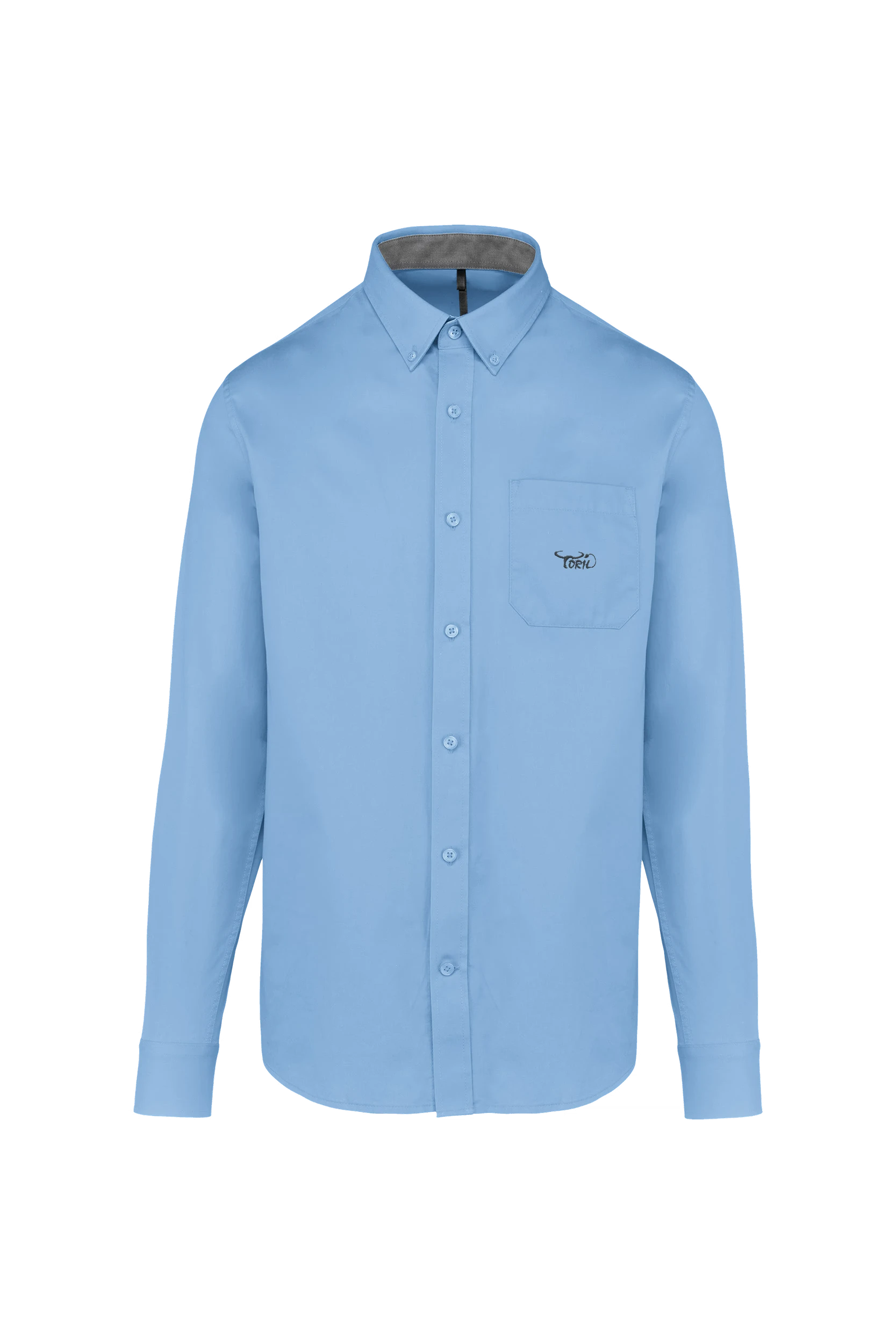 Chemise coton nevada bleu ciel