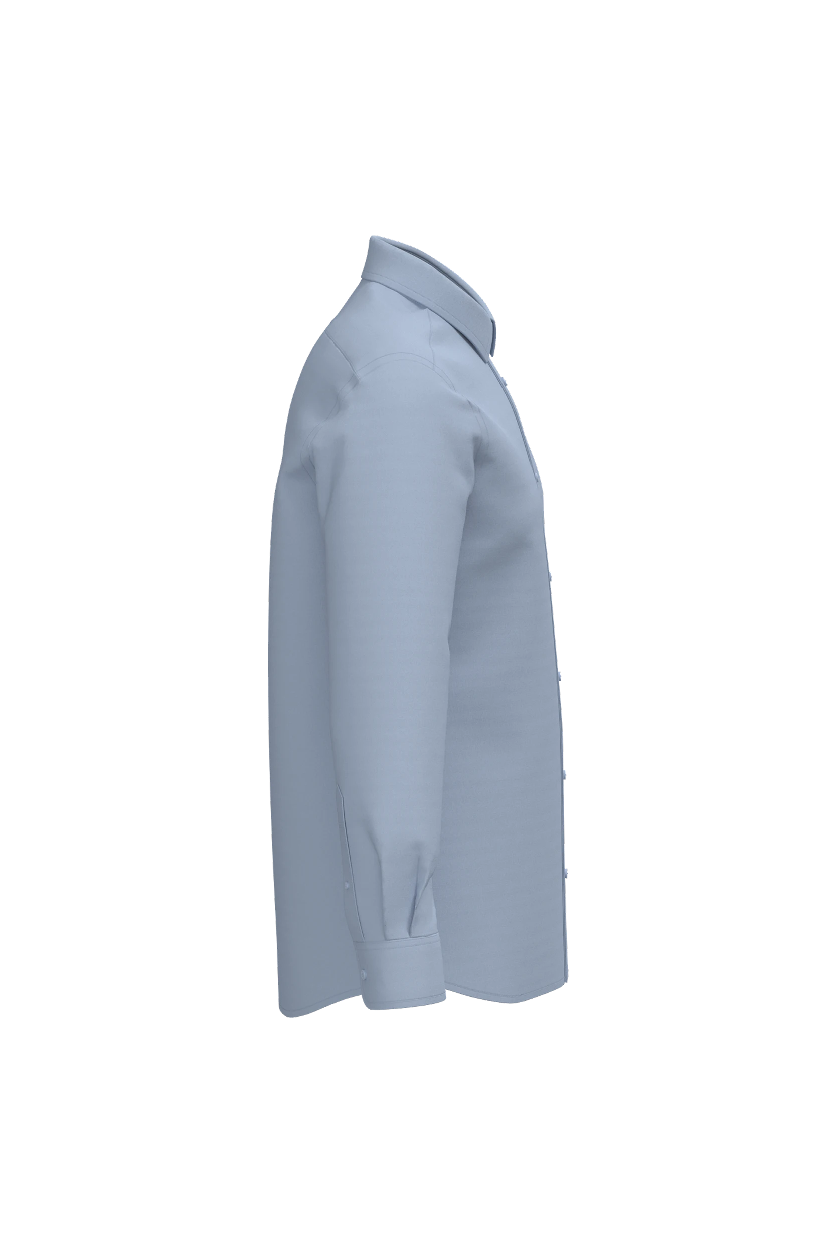 Chemise oxford manches longues bleu oxford
