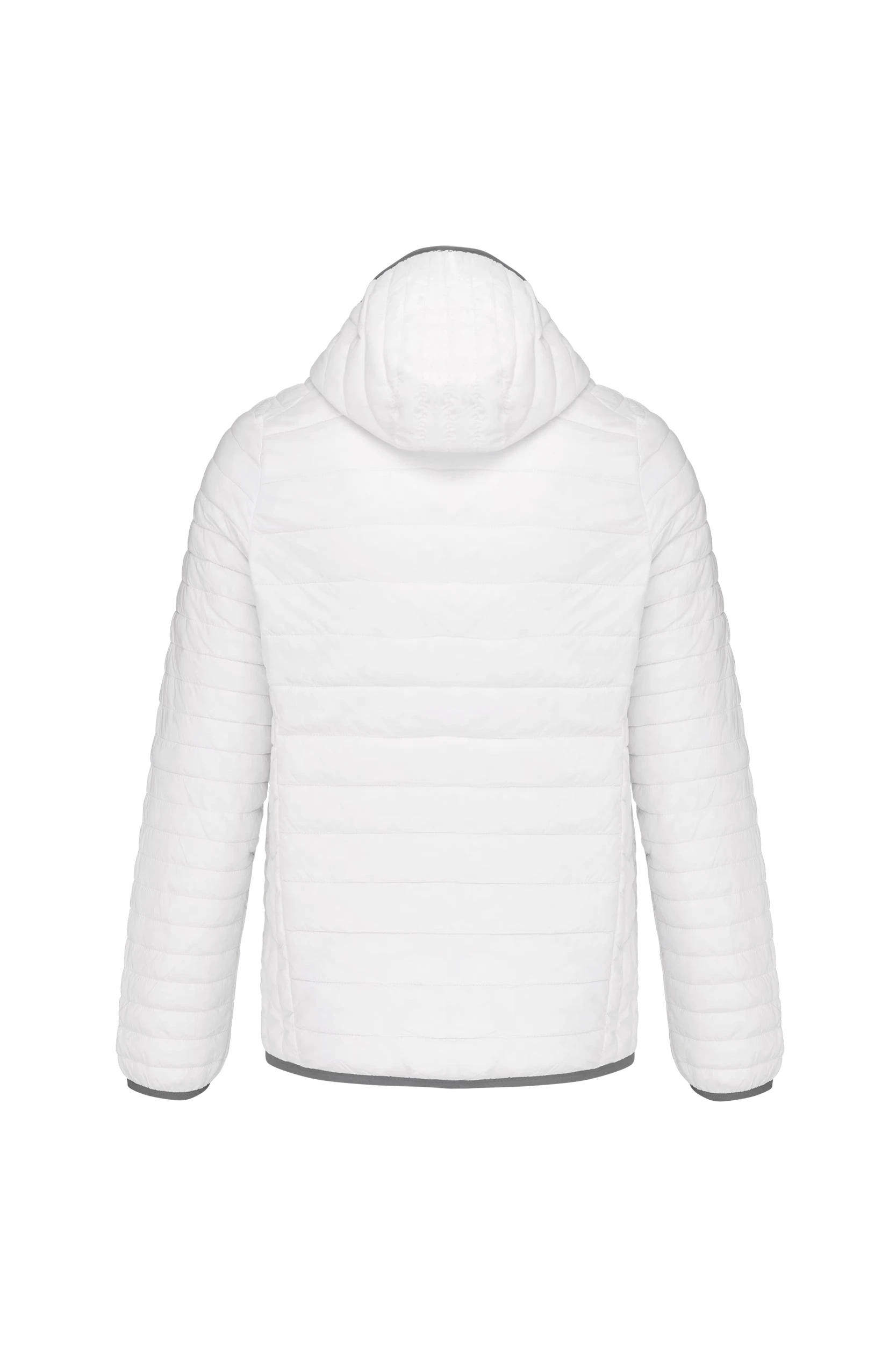 Doudoune légère à capuche blanc