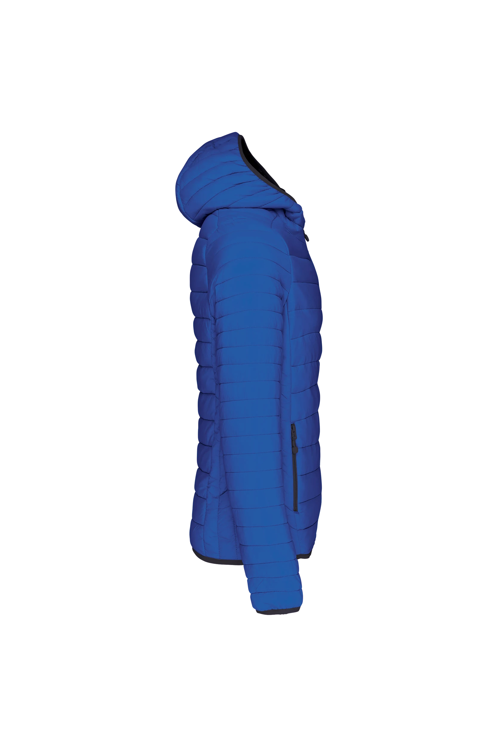 Doudoune légère à capuche bleu