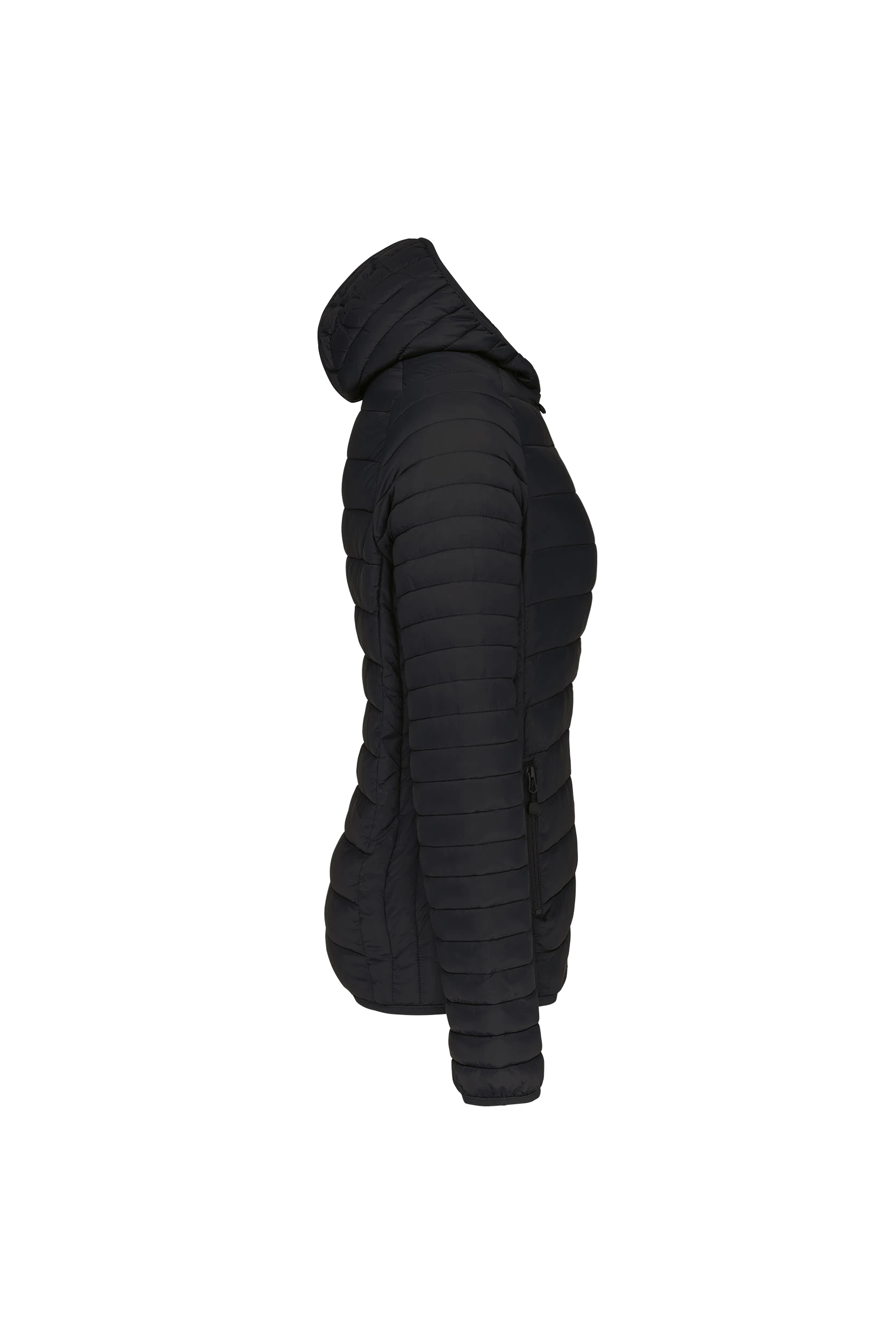 Doudoune légère à capuche noir