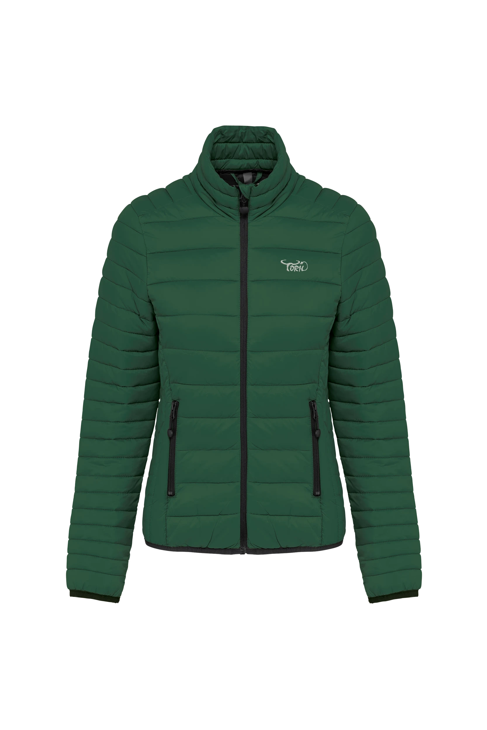 Doudoune légère vert forêt