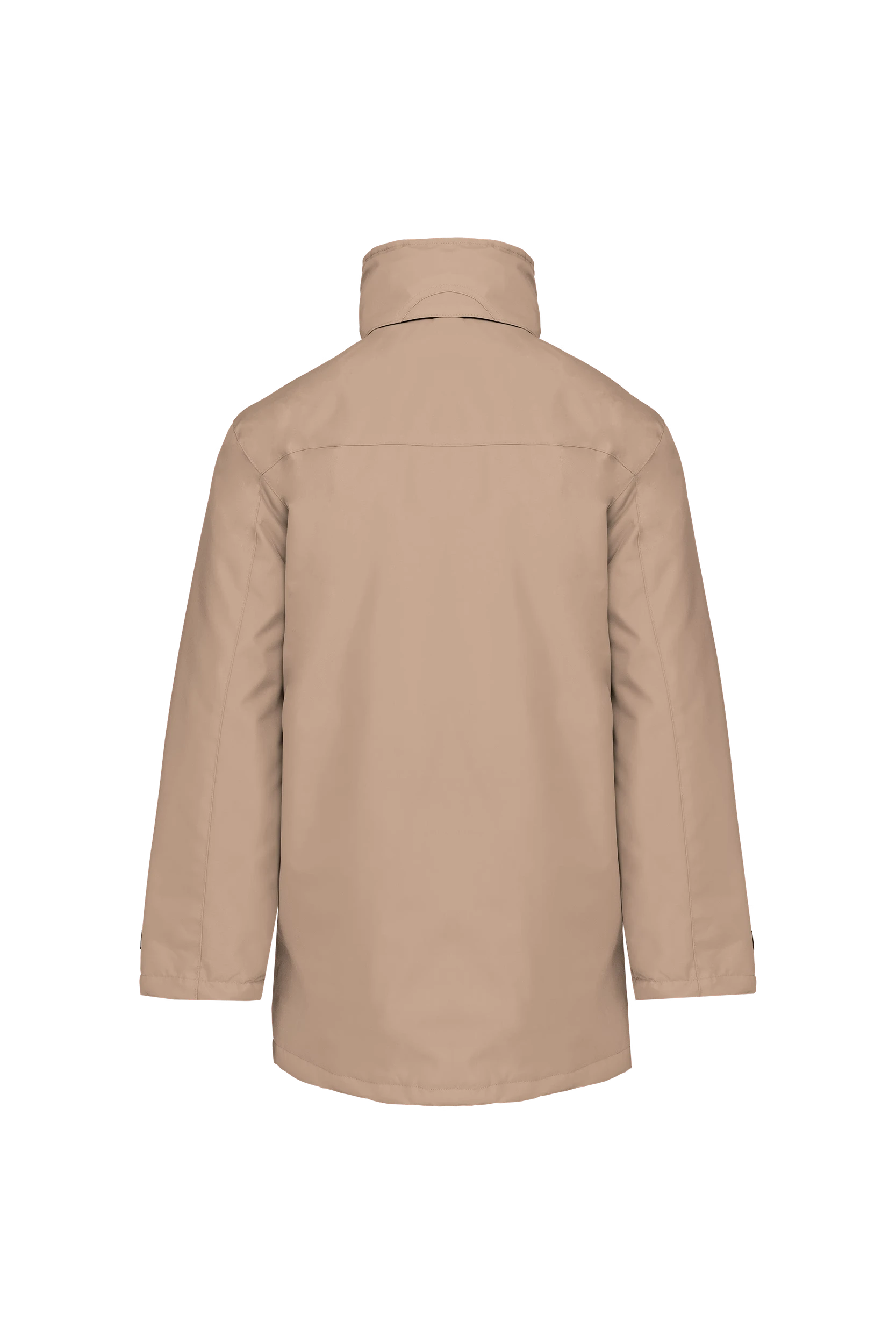 Parka doublure matelassée beige