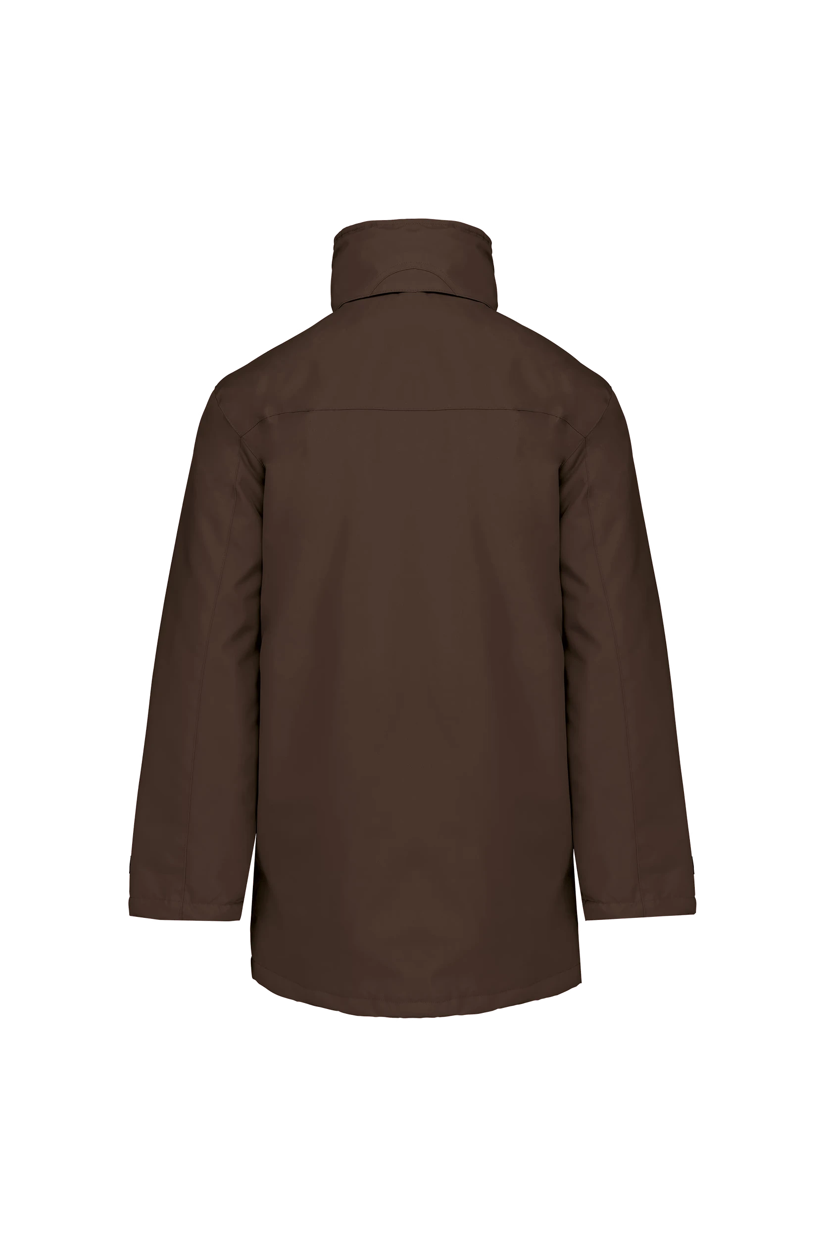 Parka doublure matelassée chocolat
