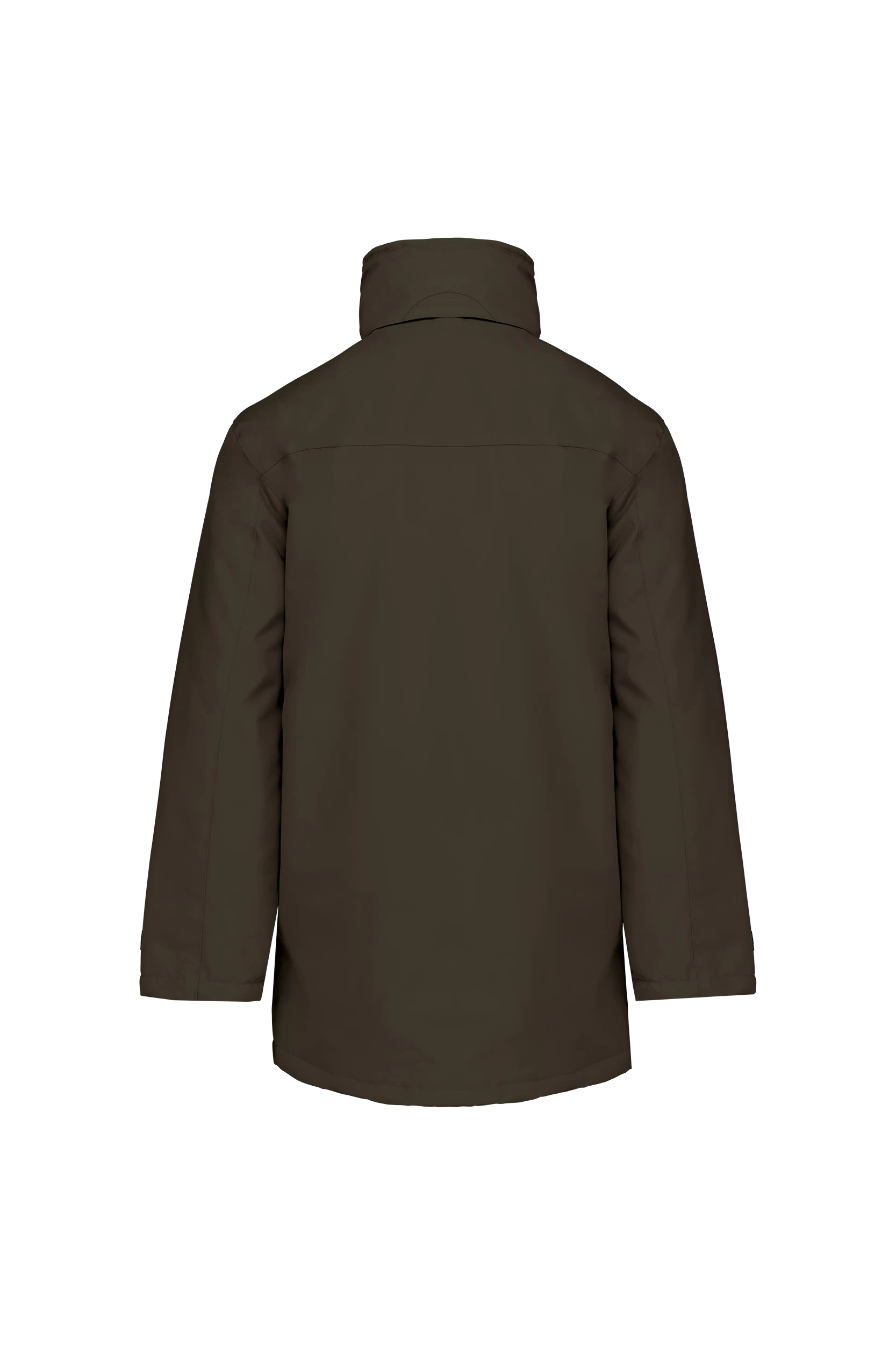 Parka doublure matelassée kaki