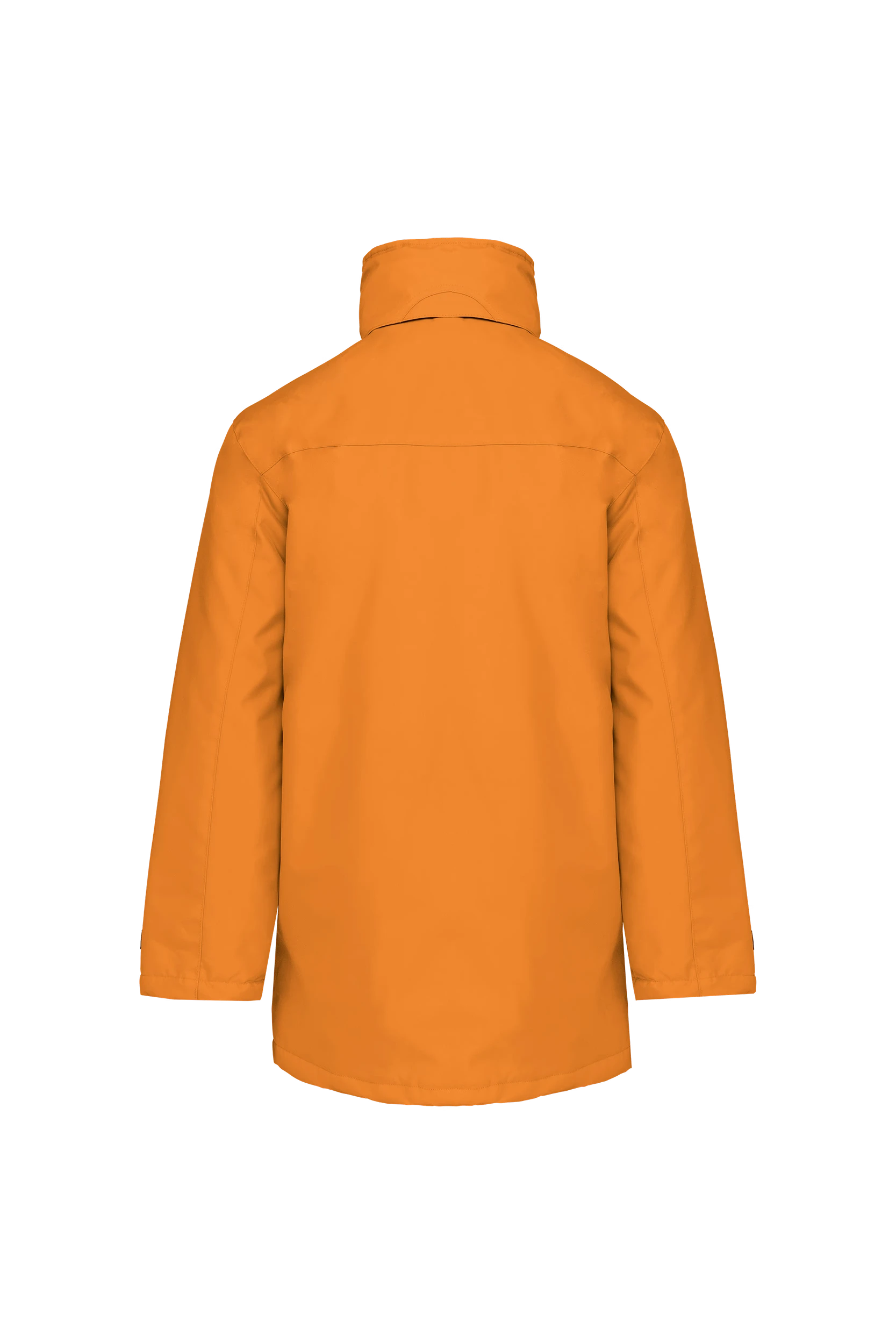 Parka doublure matelassée orange