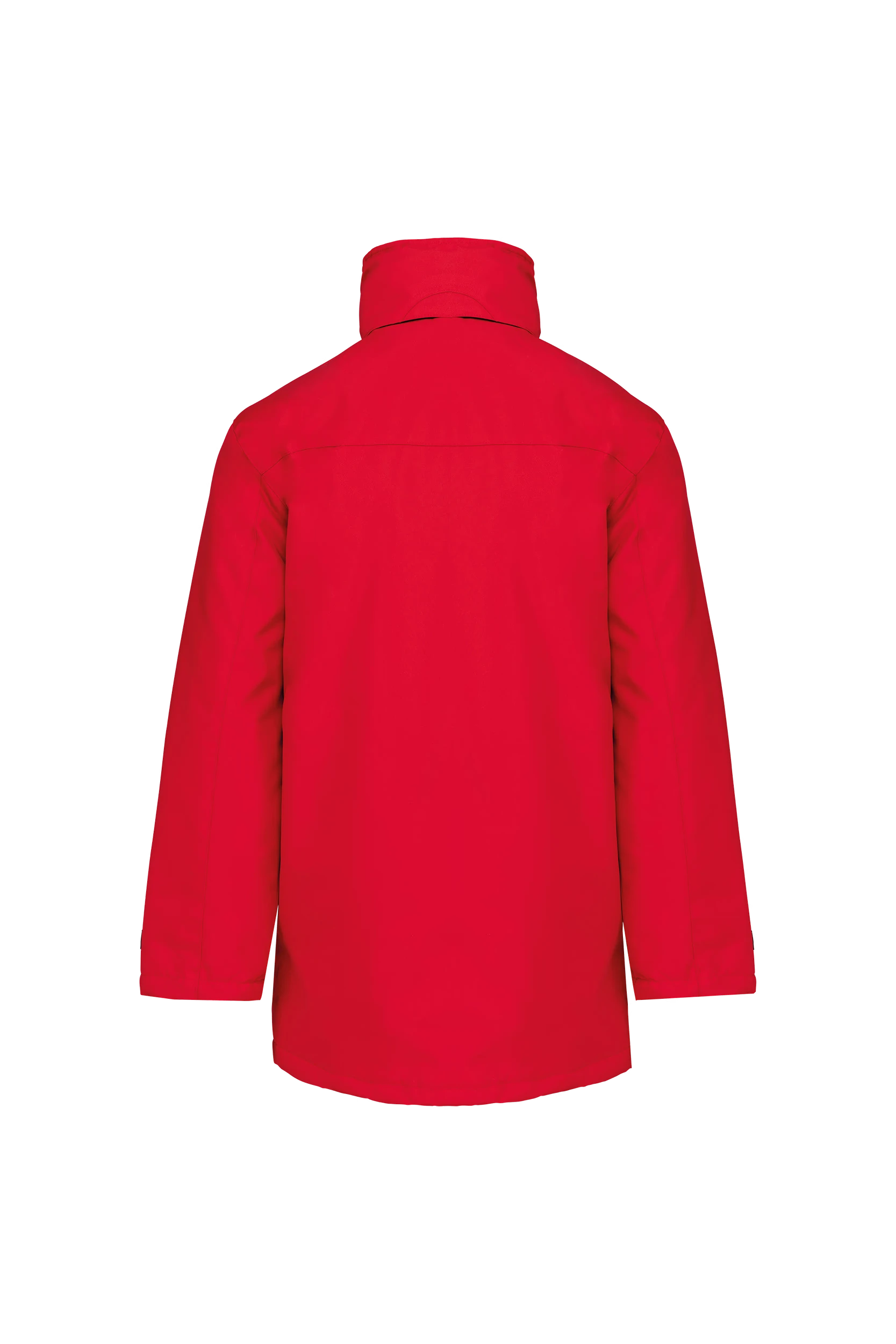 Parka doublure matelassée rouge