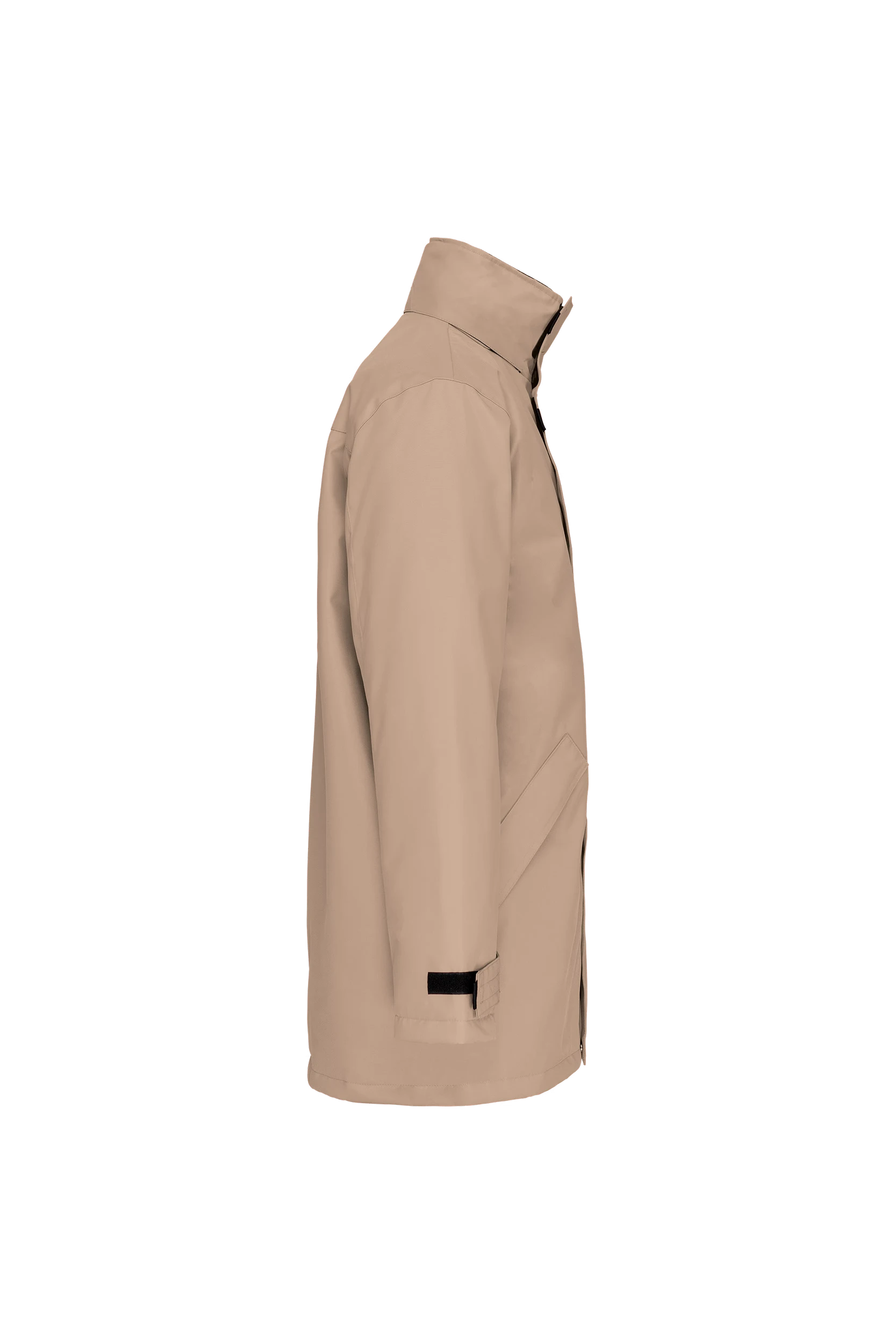 Parka doublure matelassée beige