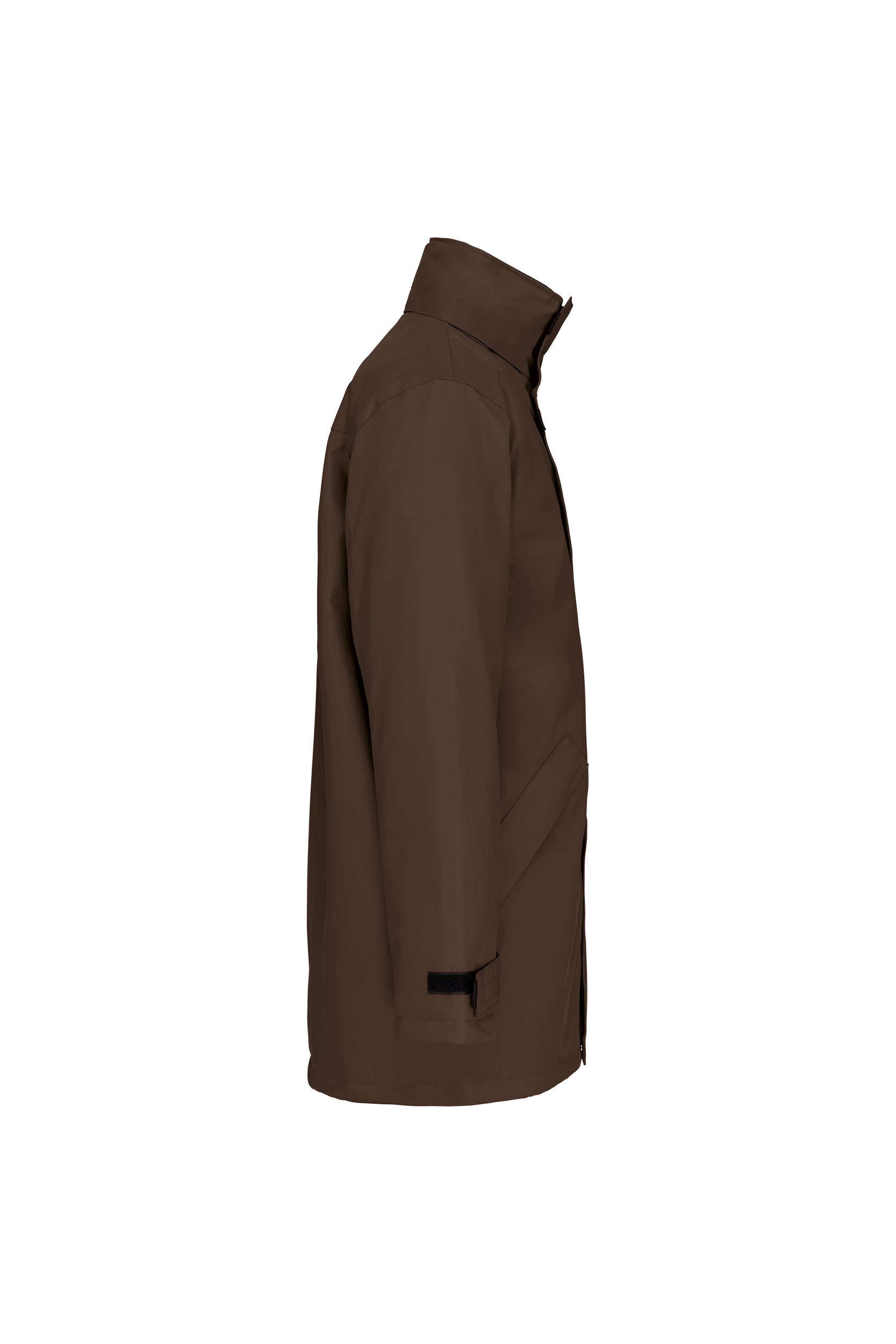 Parka doublure matelassée chocolat