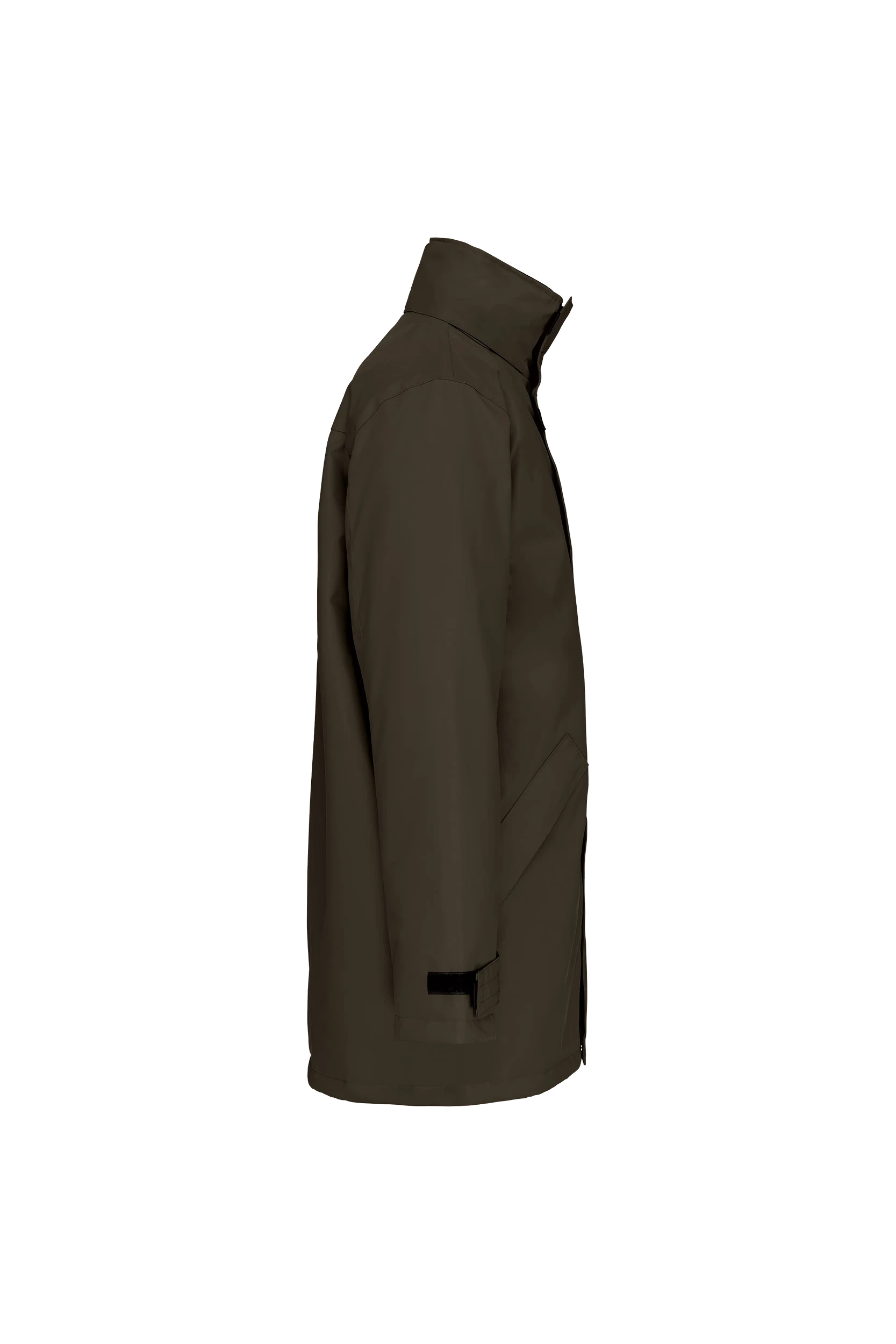 Parka doublure matelassée kaki