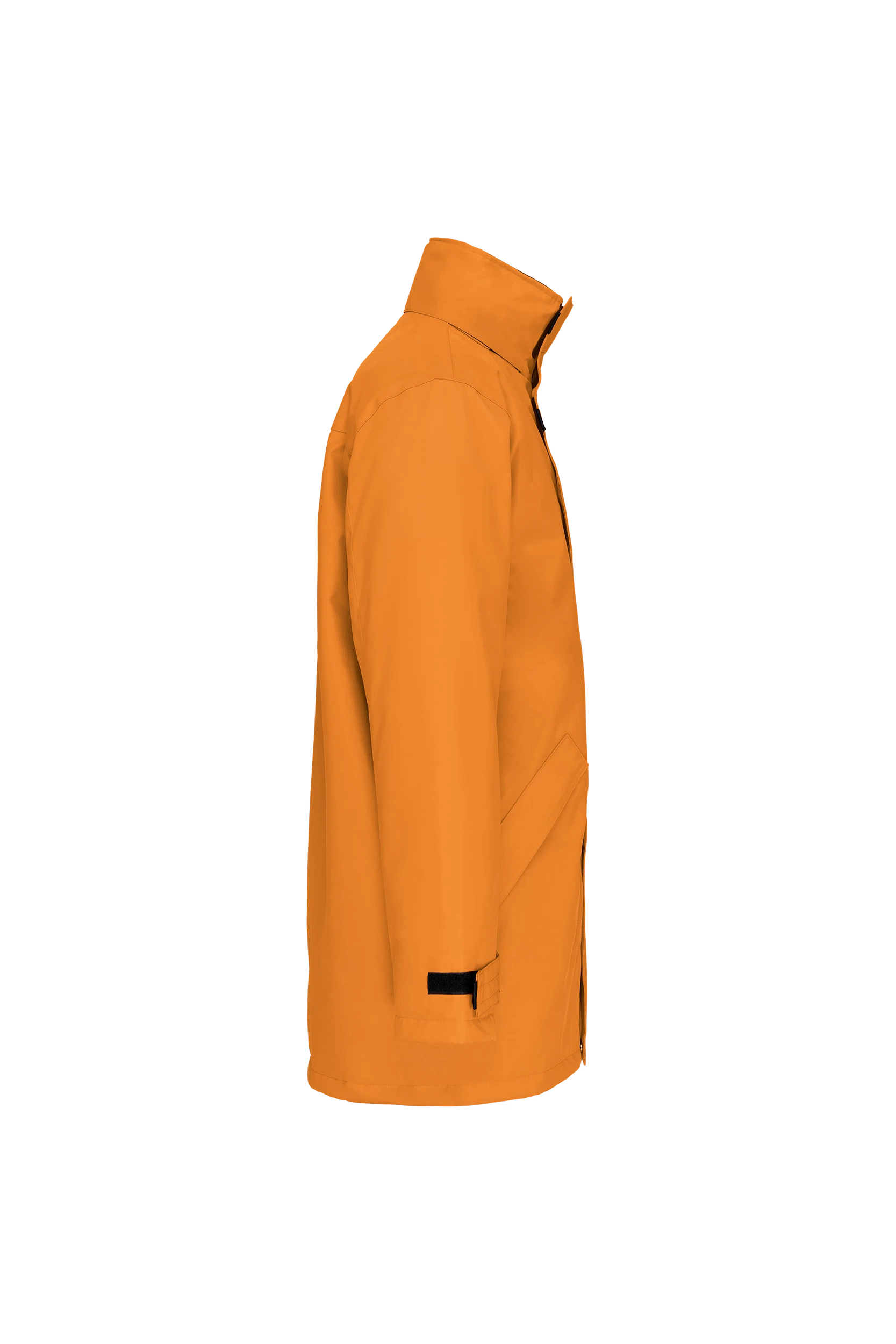 Parka doublure matelassée orange
