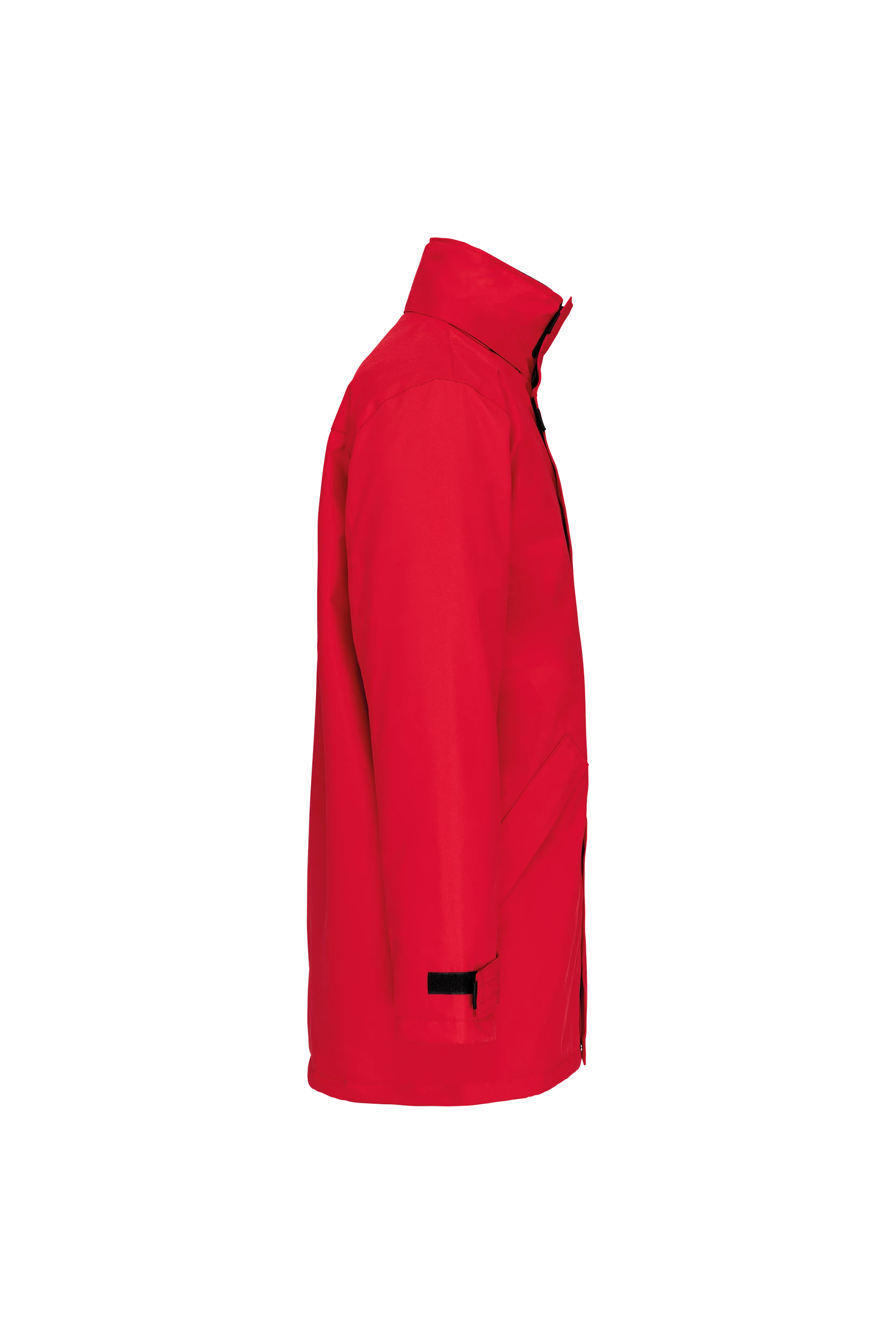 Parka doublure matelassée rouge