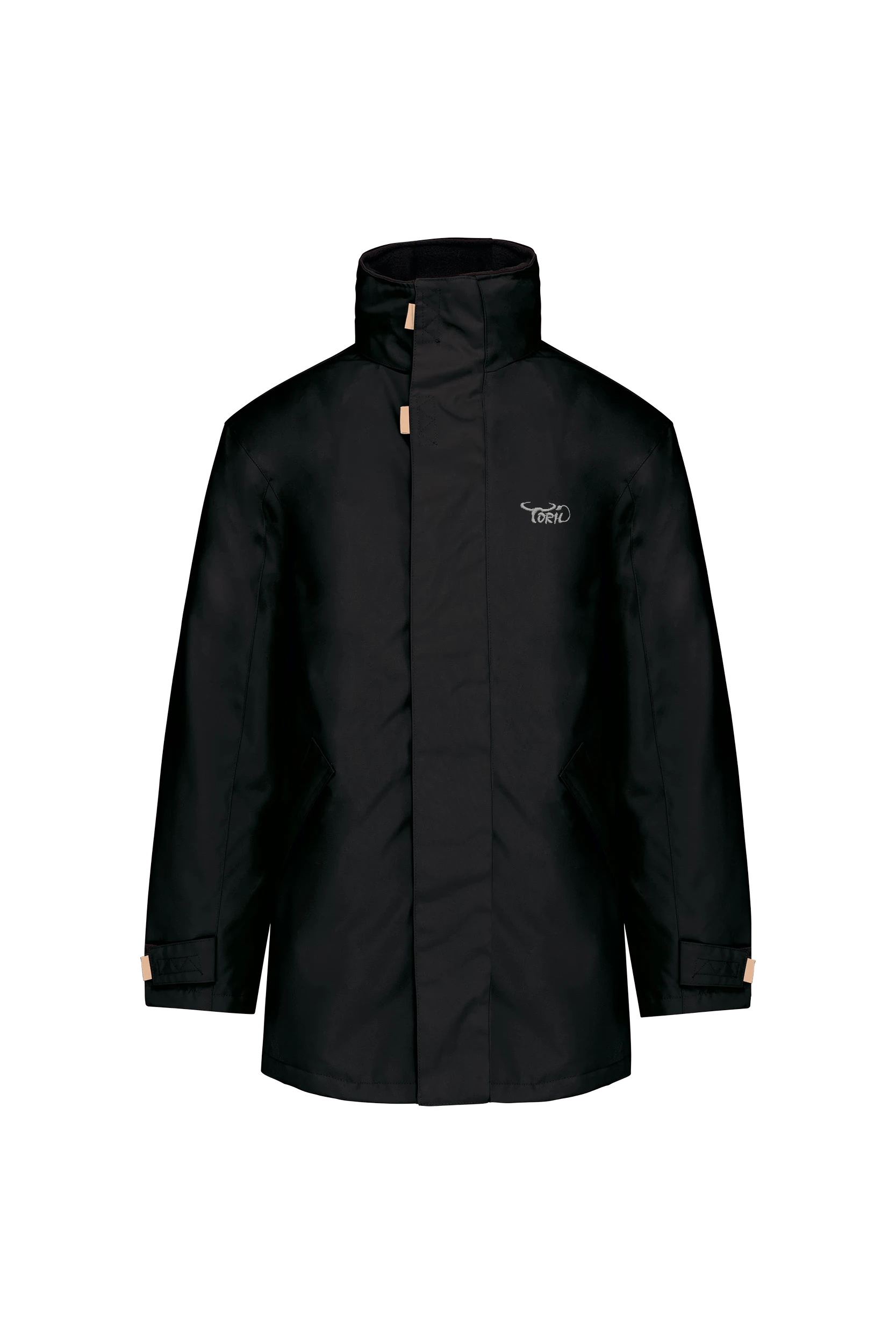 Parka doublure matelassée noir