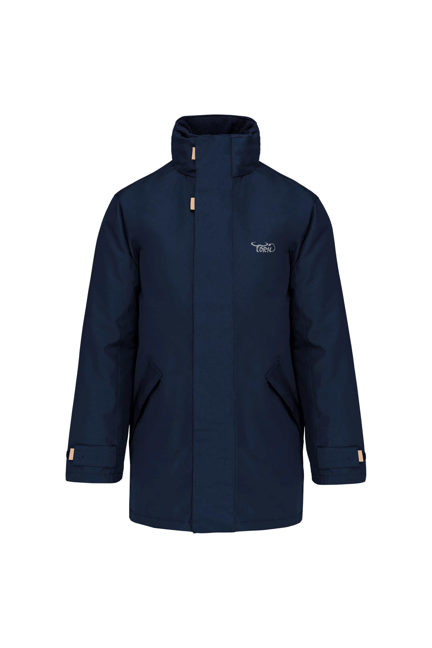 Parka doublure matelassée marine