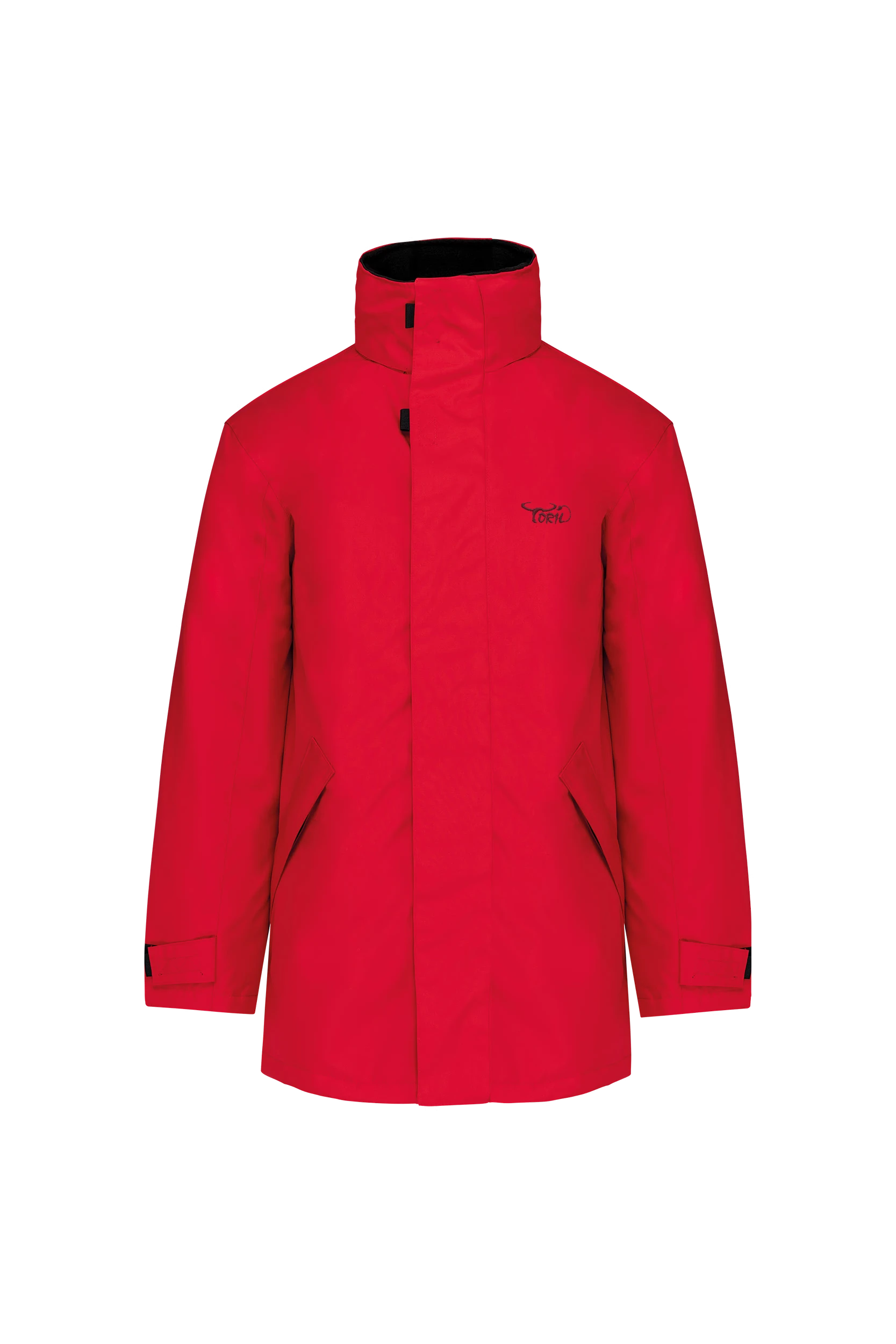 Parka doublure matelassée rouge