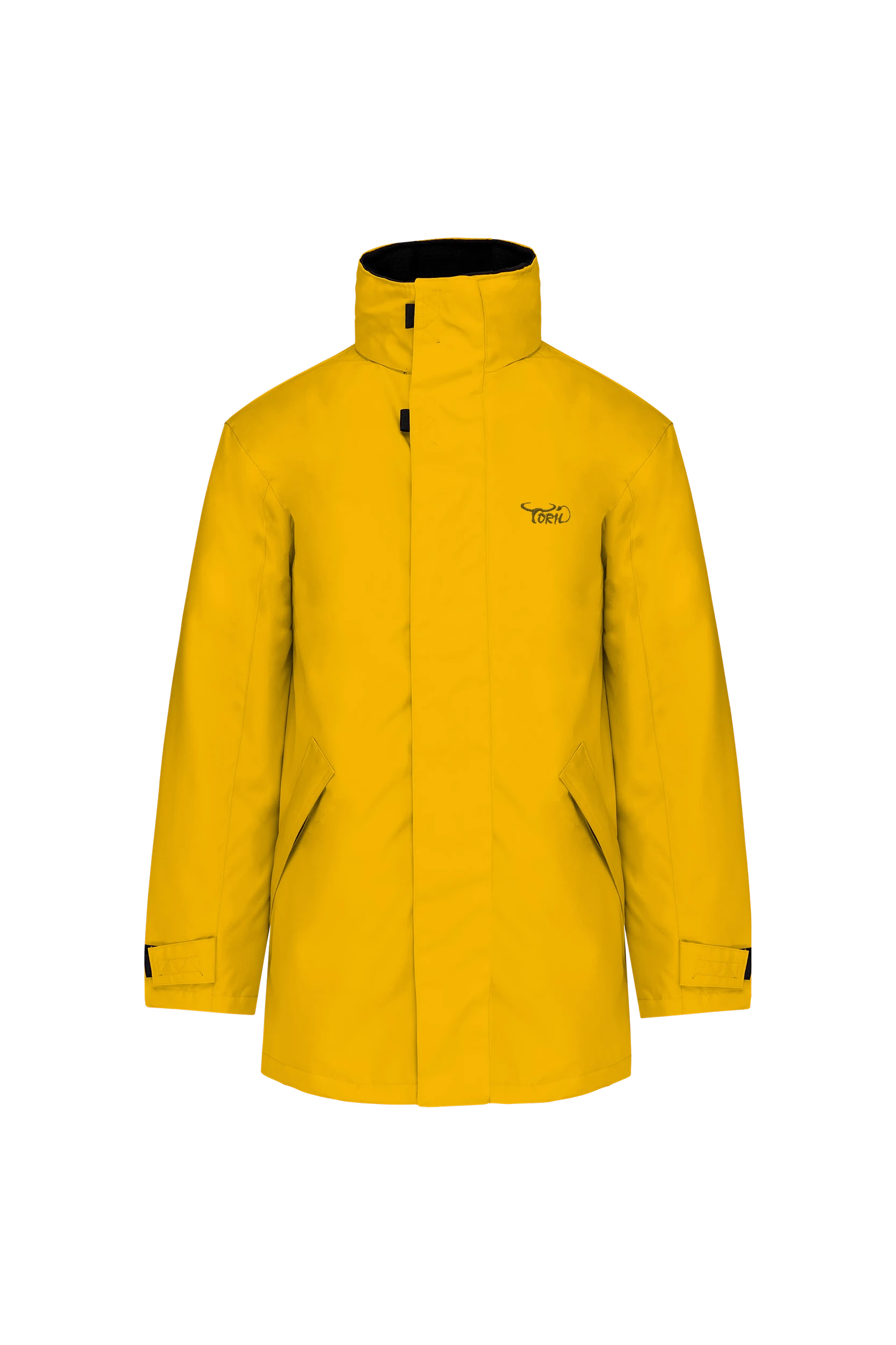 Parka doublure matelassée jaune