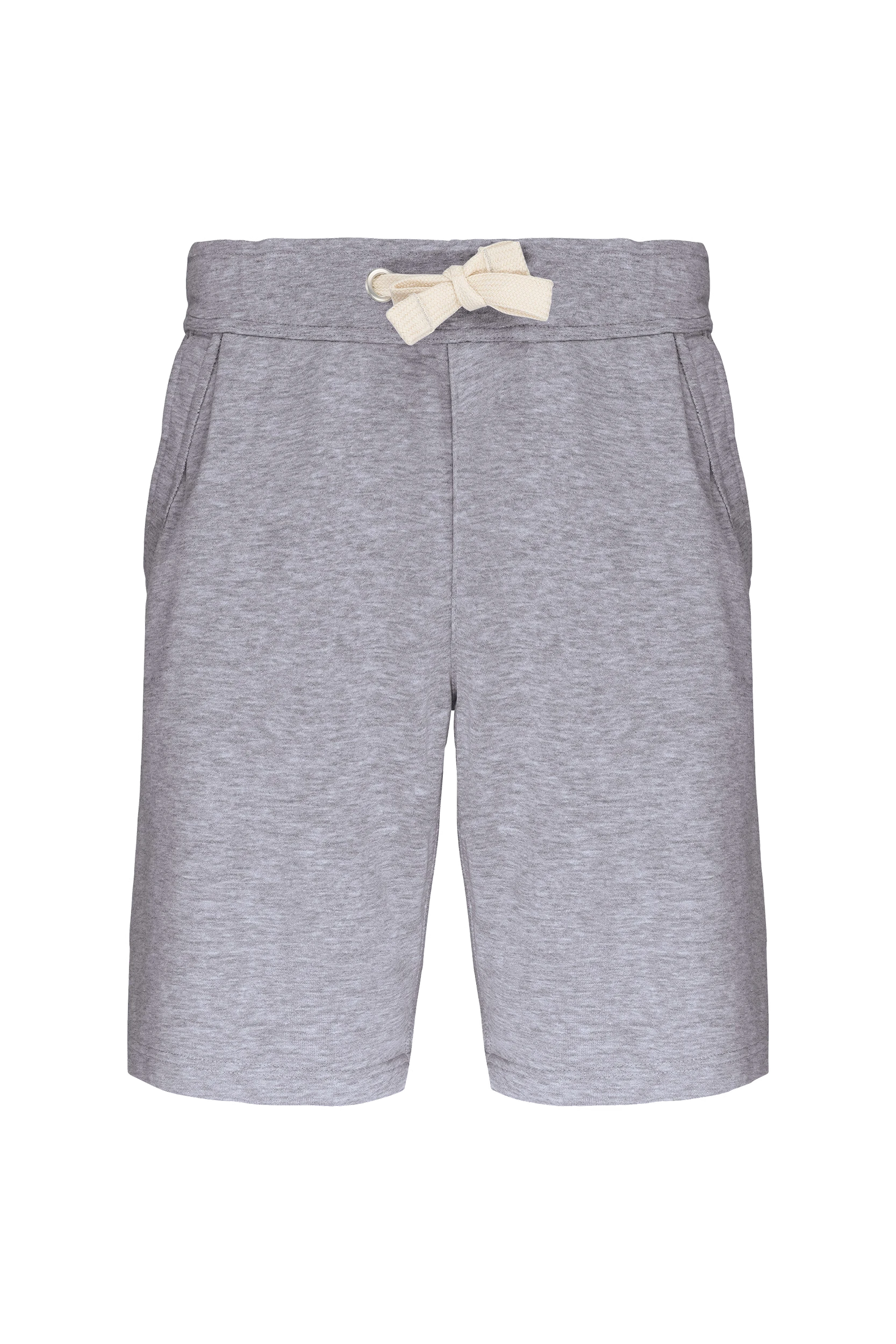 Bermuda french terry unisexe gris