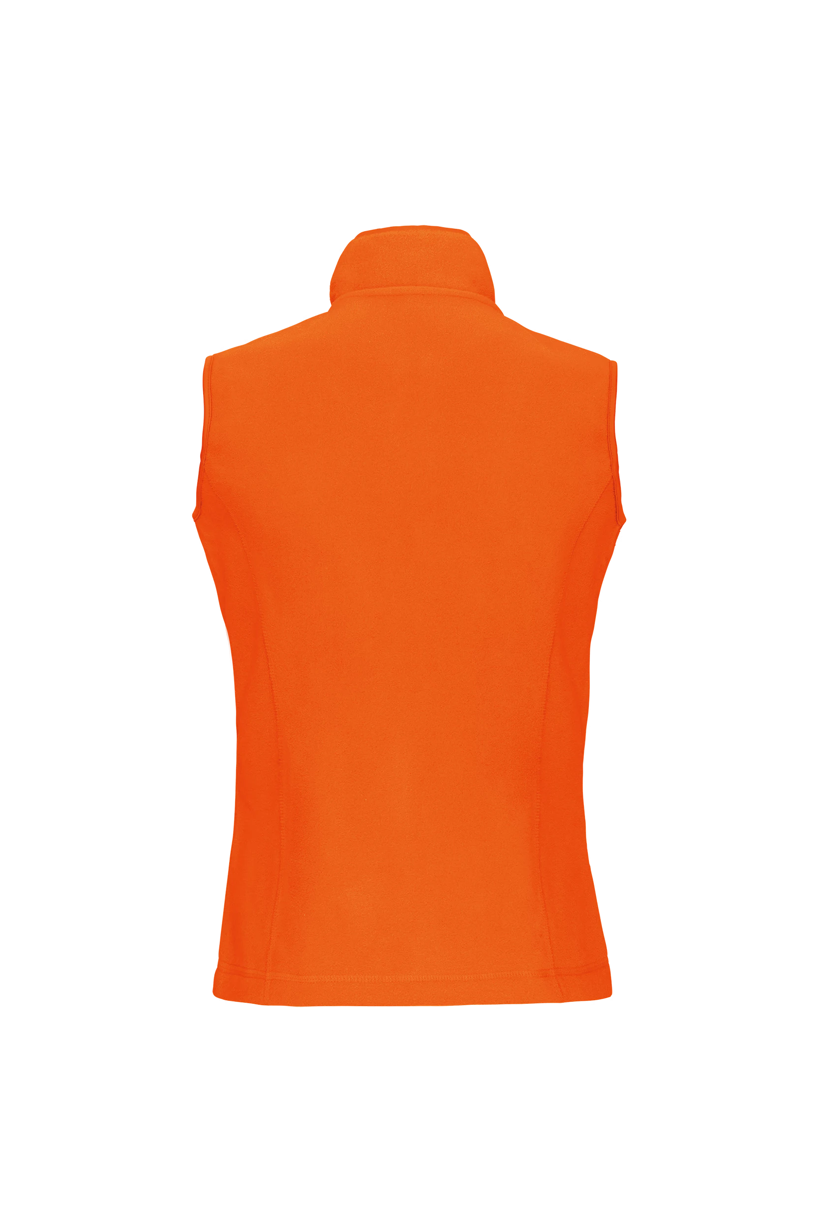 Gilet sans manches micropolaire orange