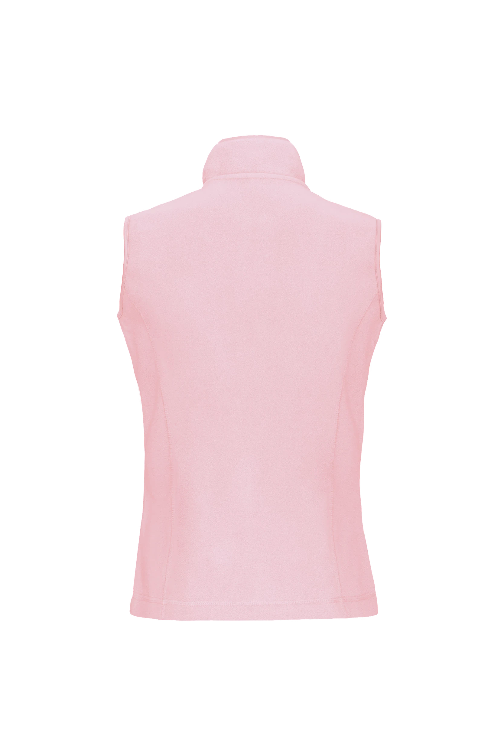 Gilet sans manches micropolaire rose pâle