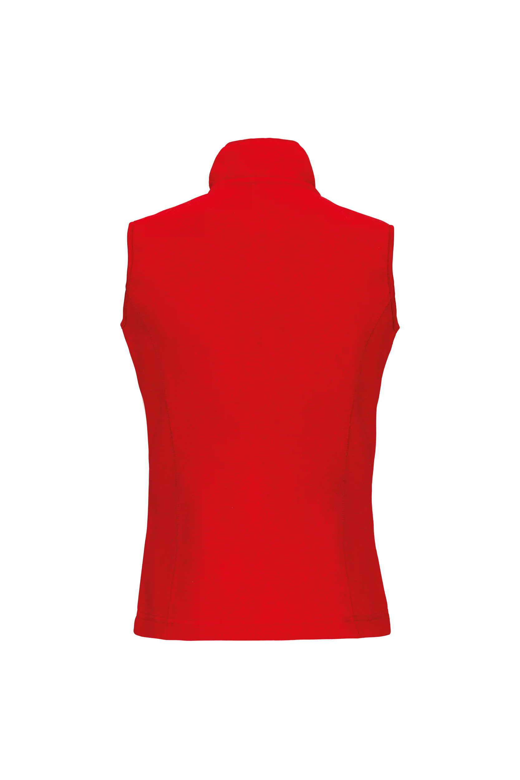 Gilet sans manches micropolaire rouge