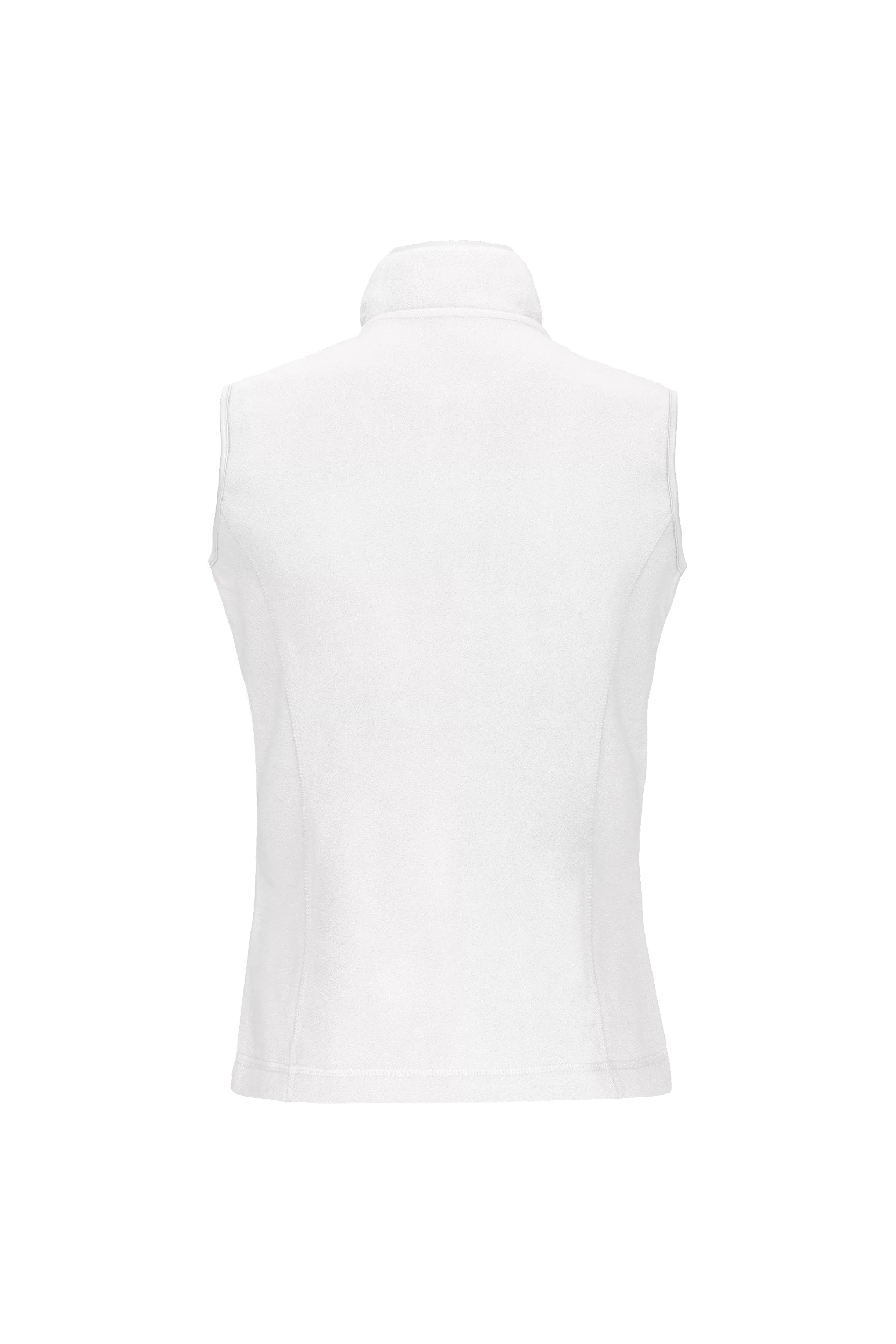Gilet sans manches micropolaire blanc