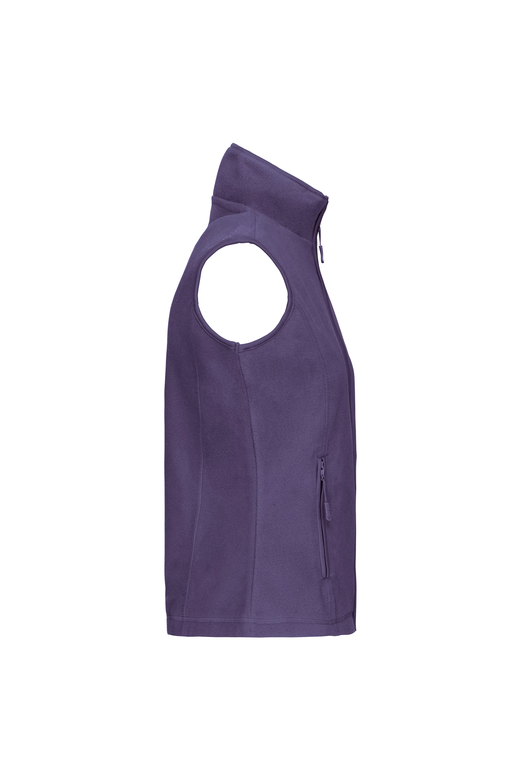 Gilet sans manches micropolaire violet